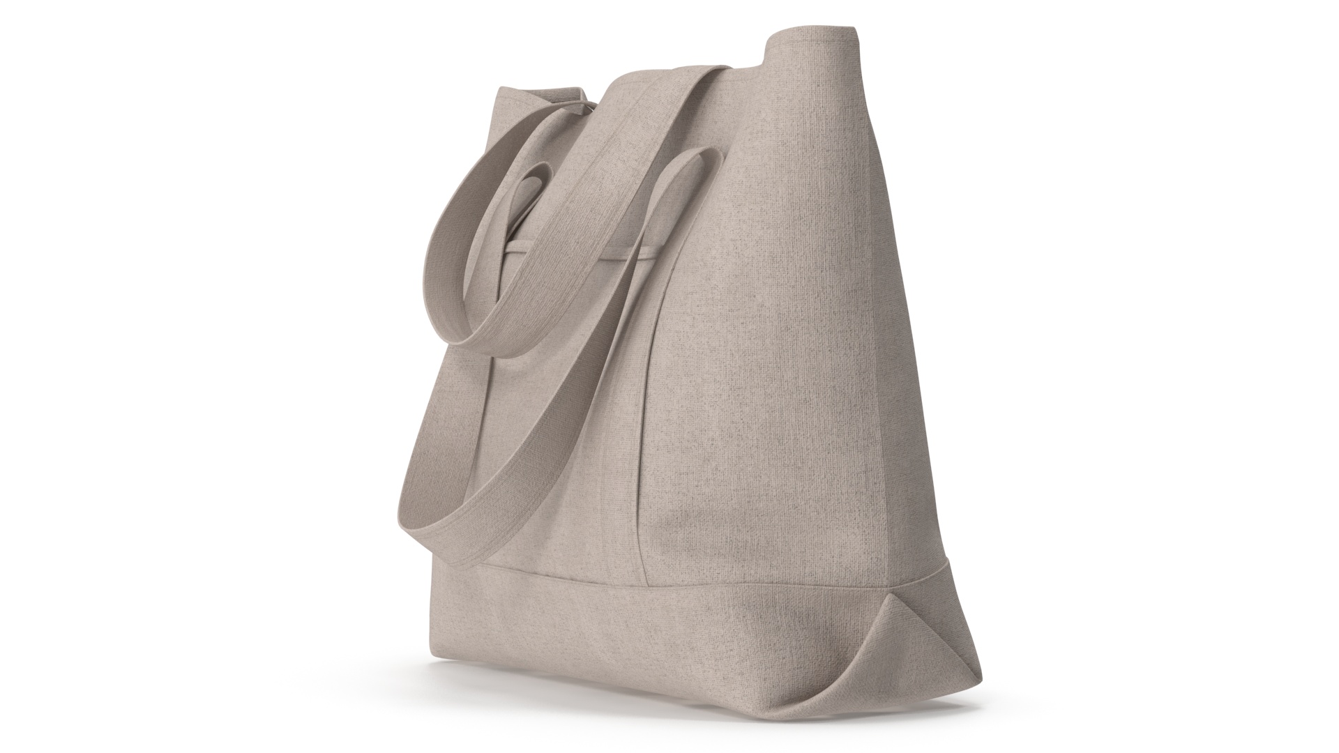 Canvas Tote Bag Standing 3D model