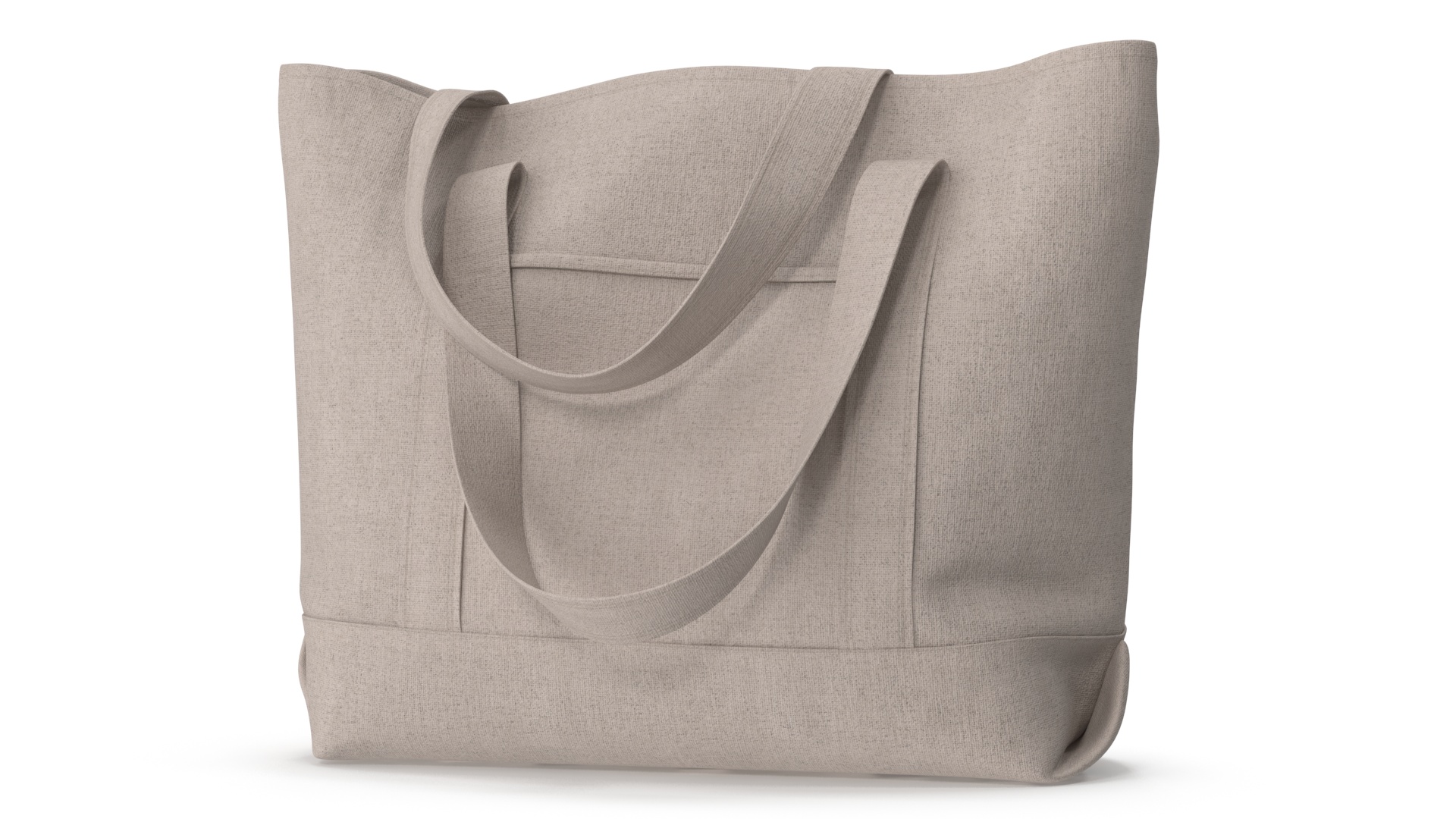 Canvas Tote Bag Standing 3D model