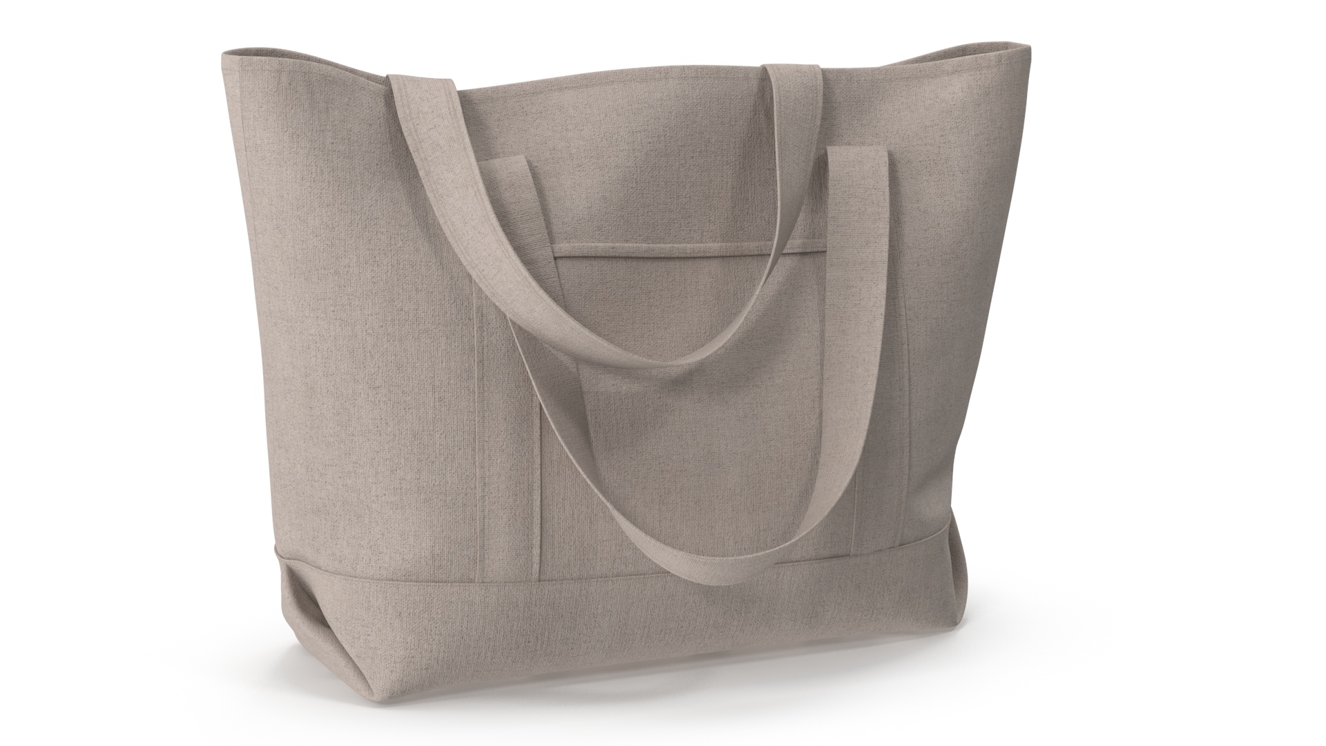 Canvas Tote Bag Standing 3D model