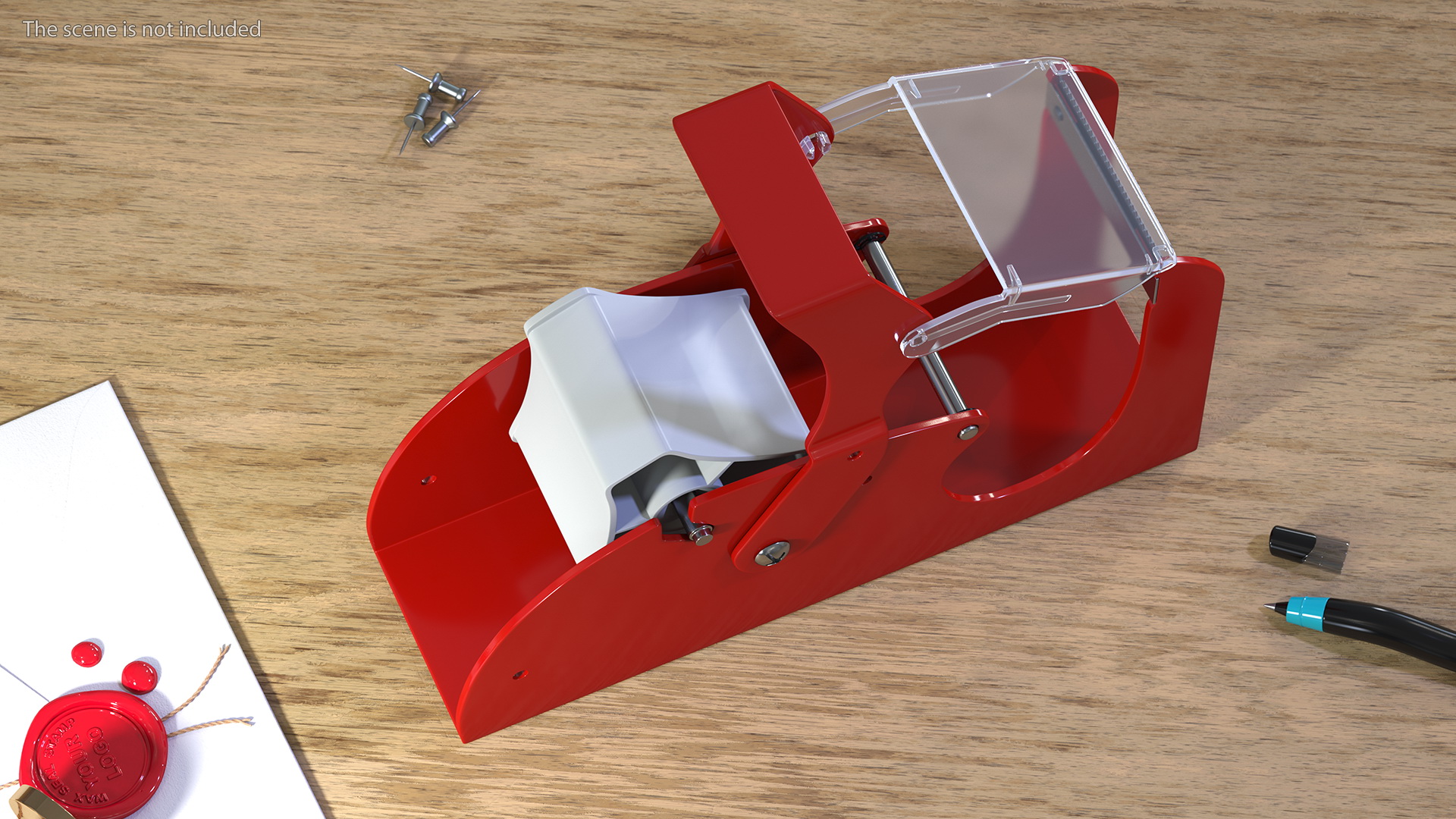 3D Benchtop Tape Dispenser with Safety Guard