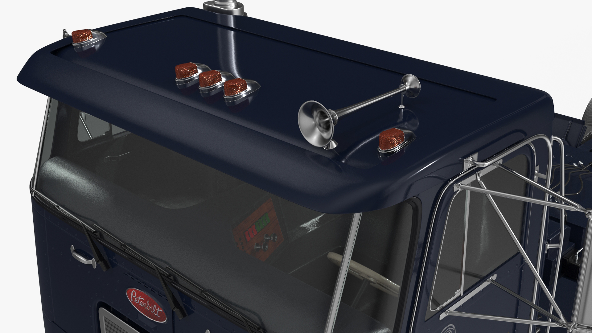 3D model Transporter Erector Loader with Raised Elevated Trailer