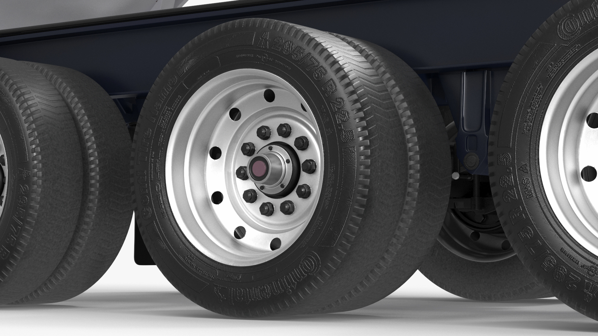3D model Transporter Erector Loader with Raised Elevated Trailer