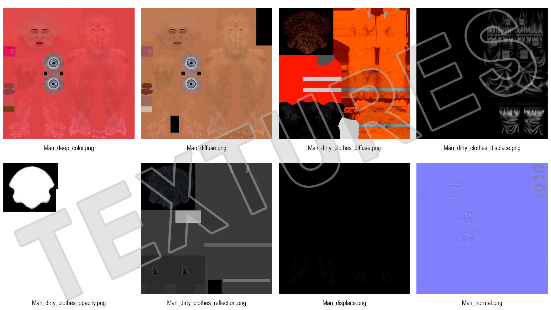 Dirty Road Worker Set Up Cone 3D model