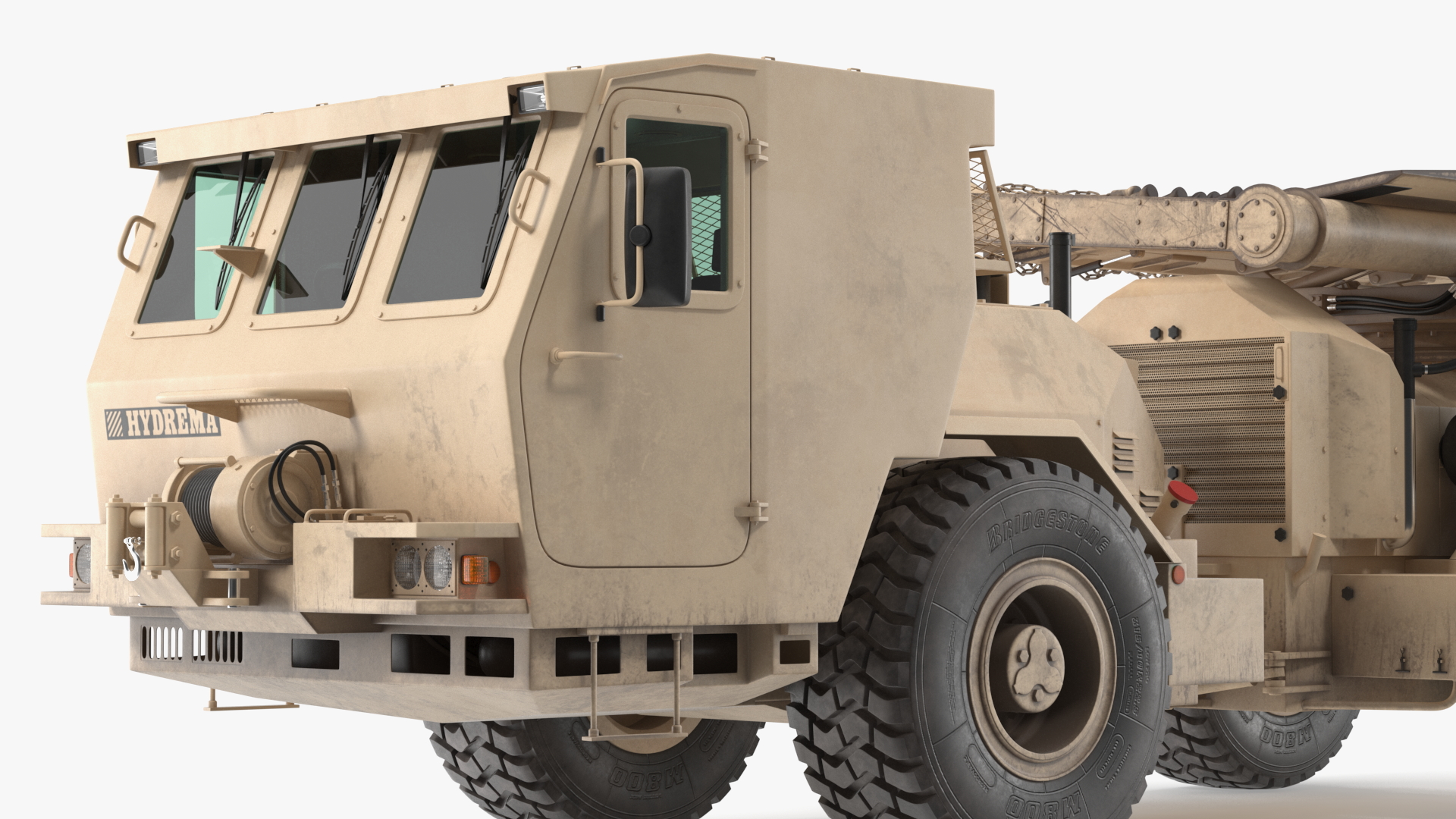 3D Mine Clearing Vehicle Hydrema 910 Sand Used model