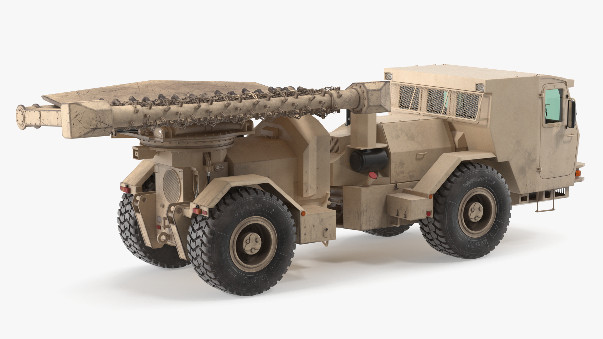 3D Mine Clearing Vehicle Hydrema 910 Sand Used model