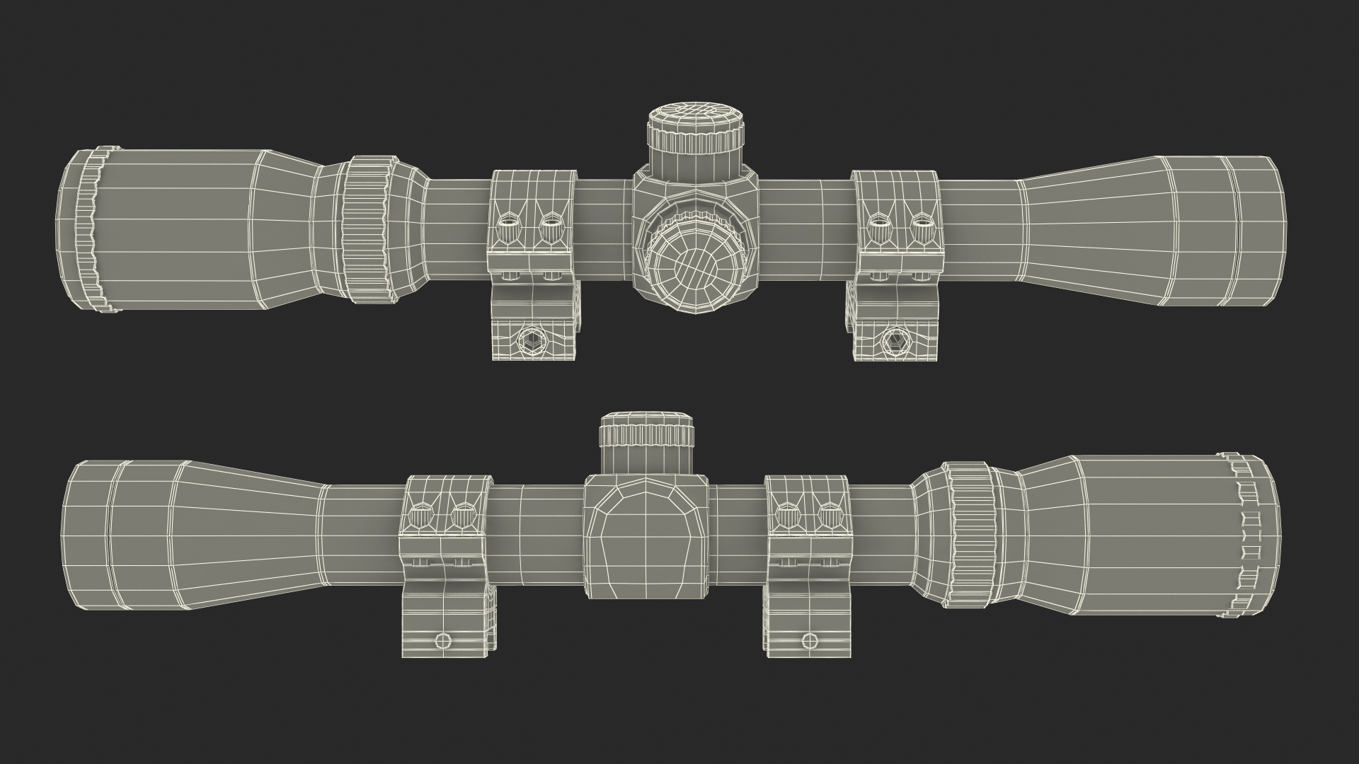 3D Rifle Scope