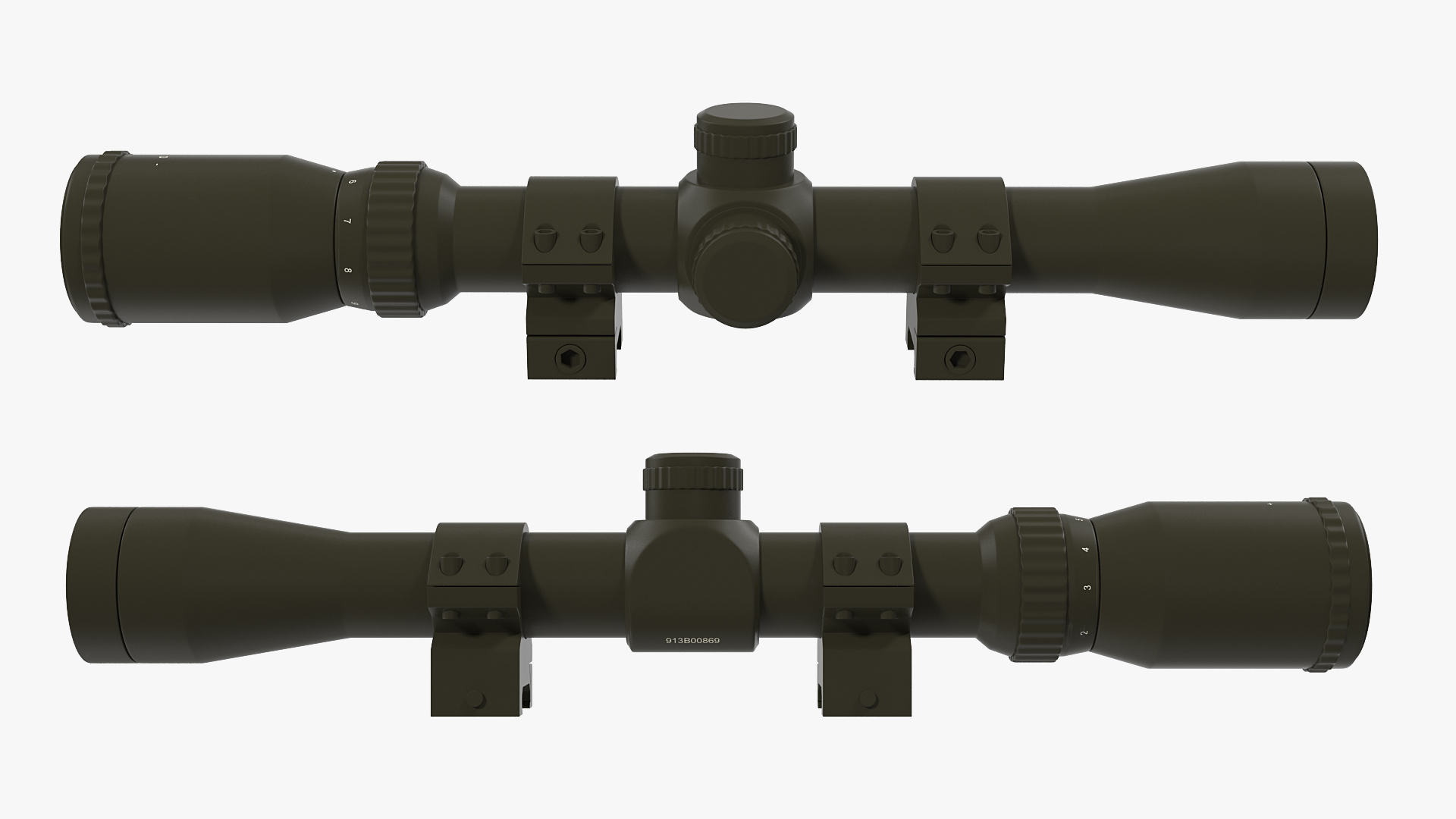 3D Rifle Scope