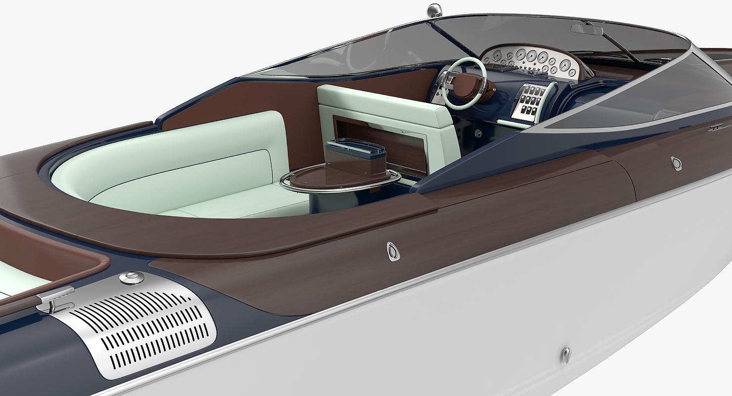 3D Luxury Speed Yacht model
