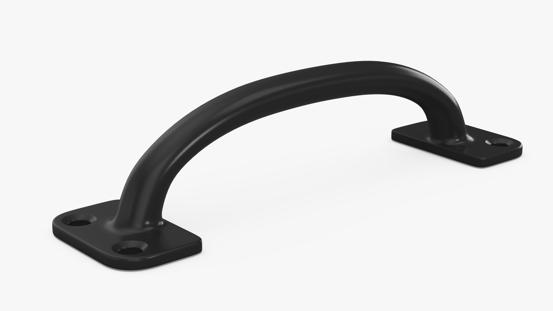 3D model Kitchen Cabinet Handle Traditional Black