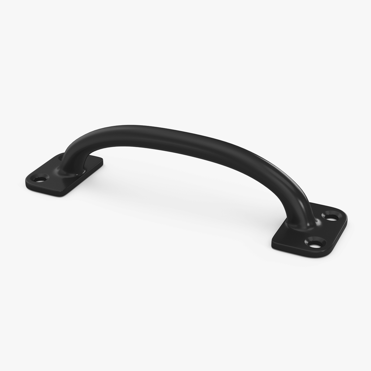 3D model Kitchen Cabinet Handle Traditional Black