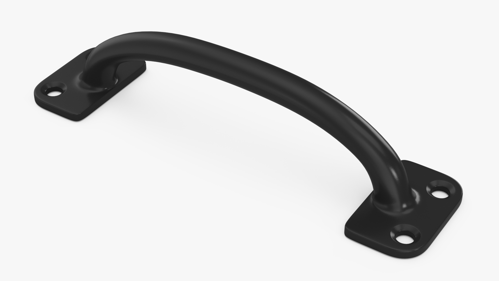 3D model Kitchen Cabinet Handle Traditional Black