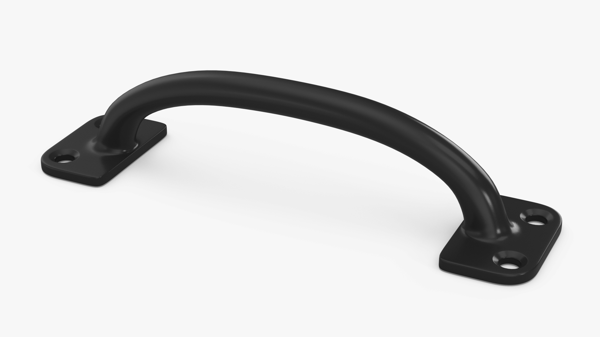 3D model Kitchen Cabinet Handle Traditional Black