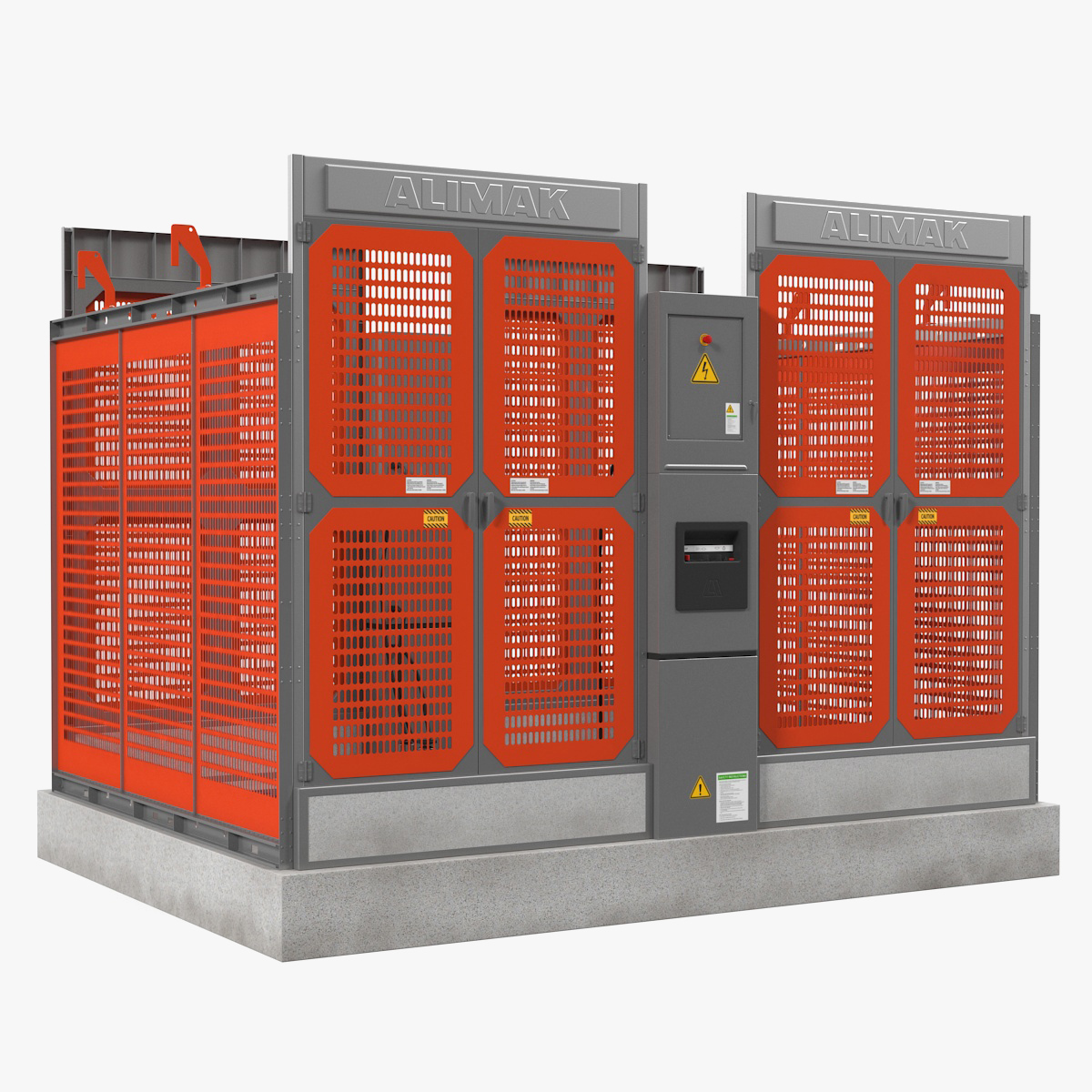 Construction Hoist Foundation 3D Model