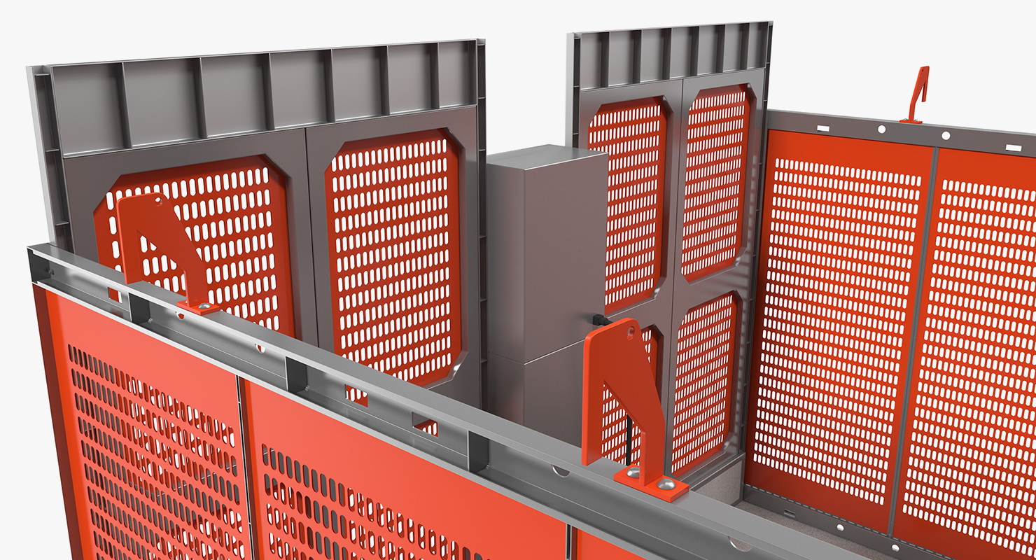 Construction Hoist Foundation 3D model