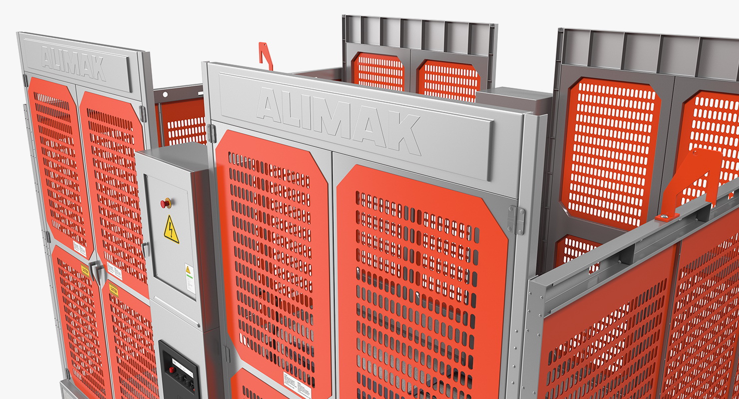 Construction Hoist Foundation 3D model