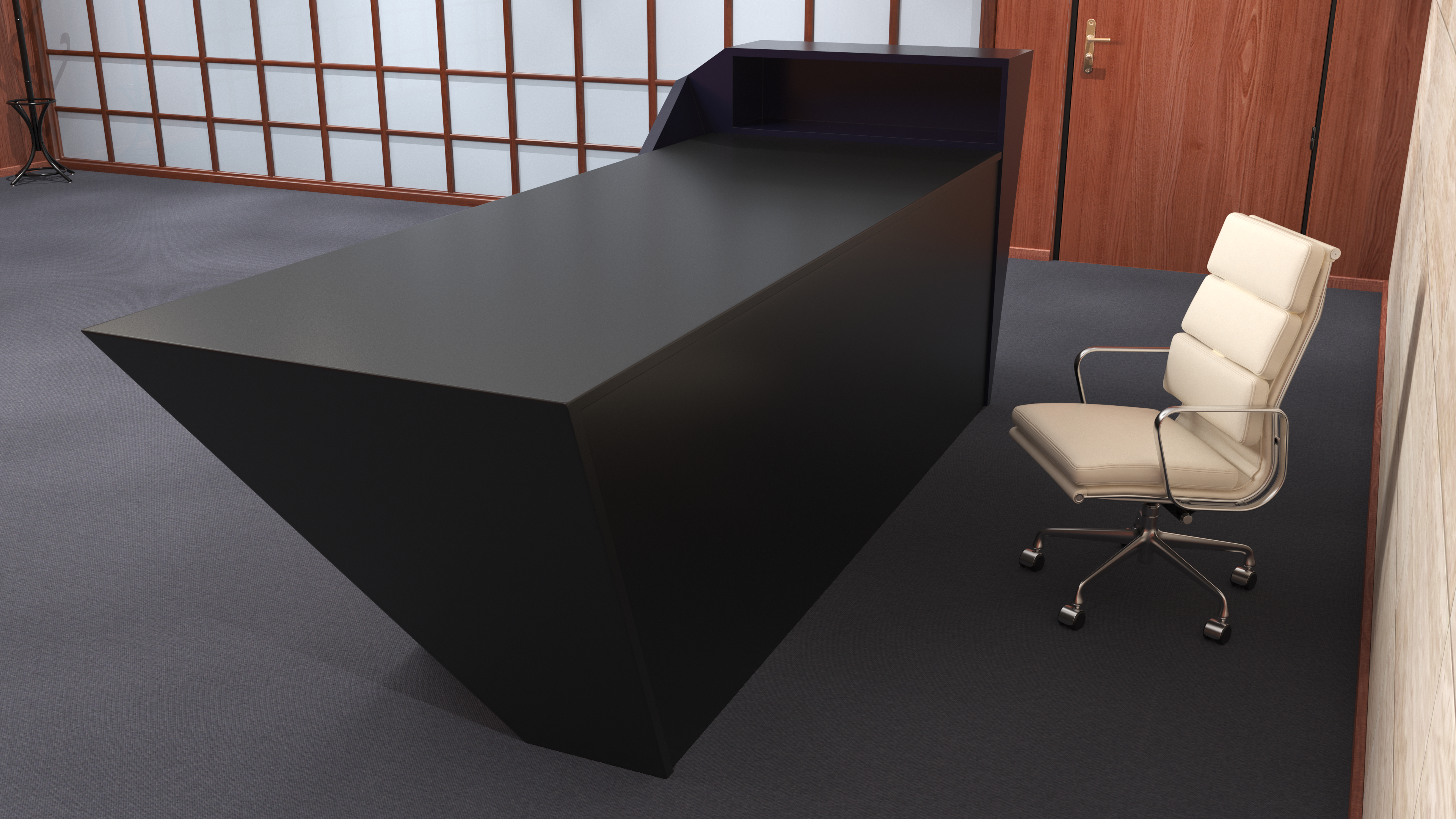 High Tech Reception Desk, view 4