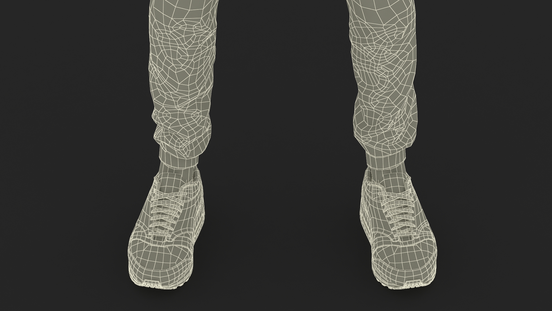 3D model Thief Male Figure in Balaclava Surrender Pose