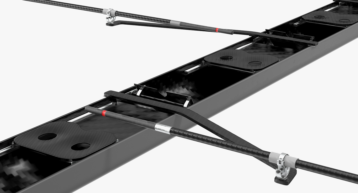 3D Sweep Eight Rowing model