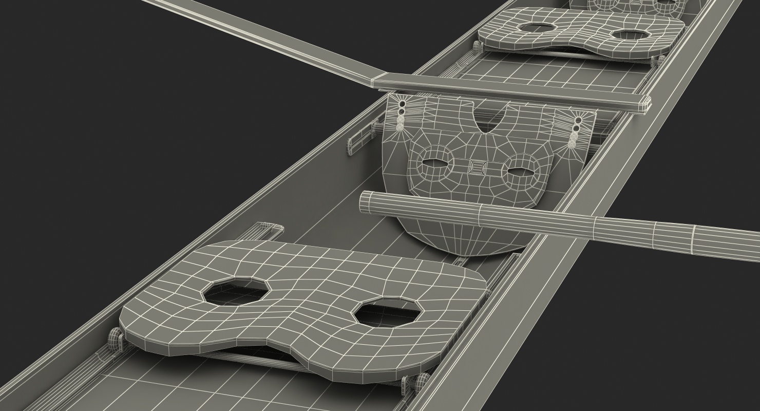 3D Sweep Eight Rowing model