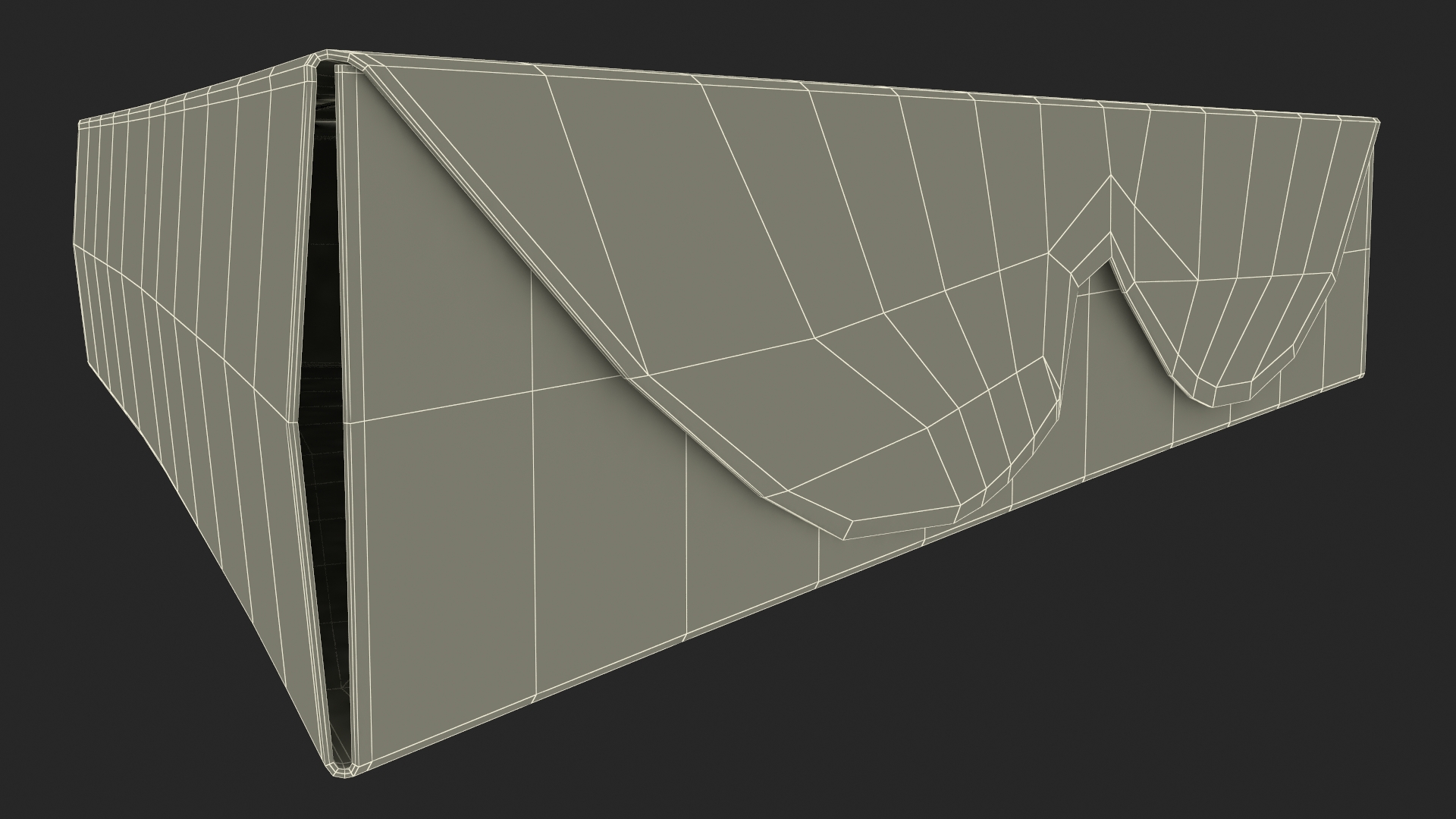 3D Triangle Pizza Slice Packaging Box with Window