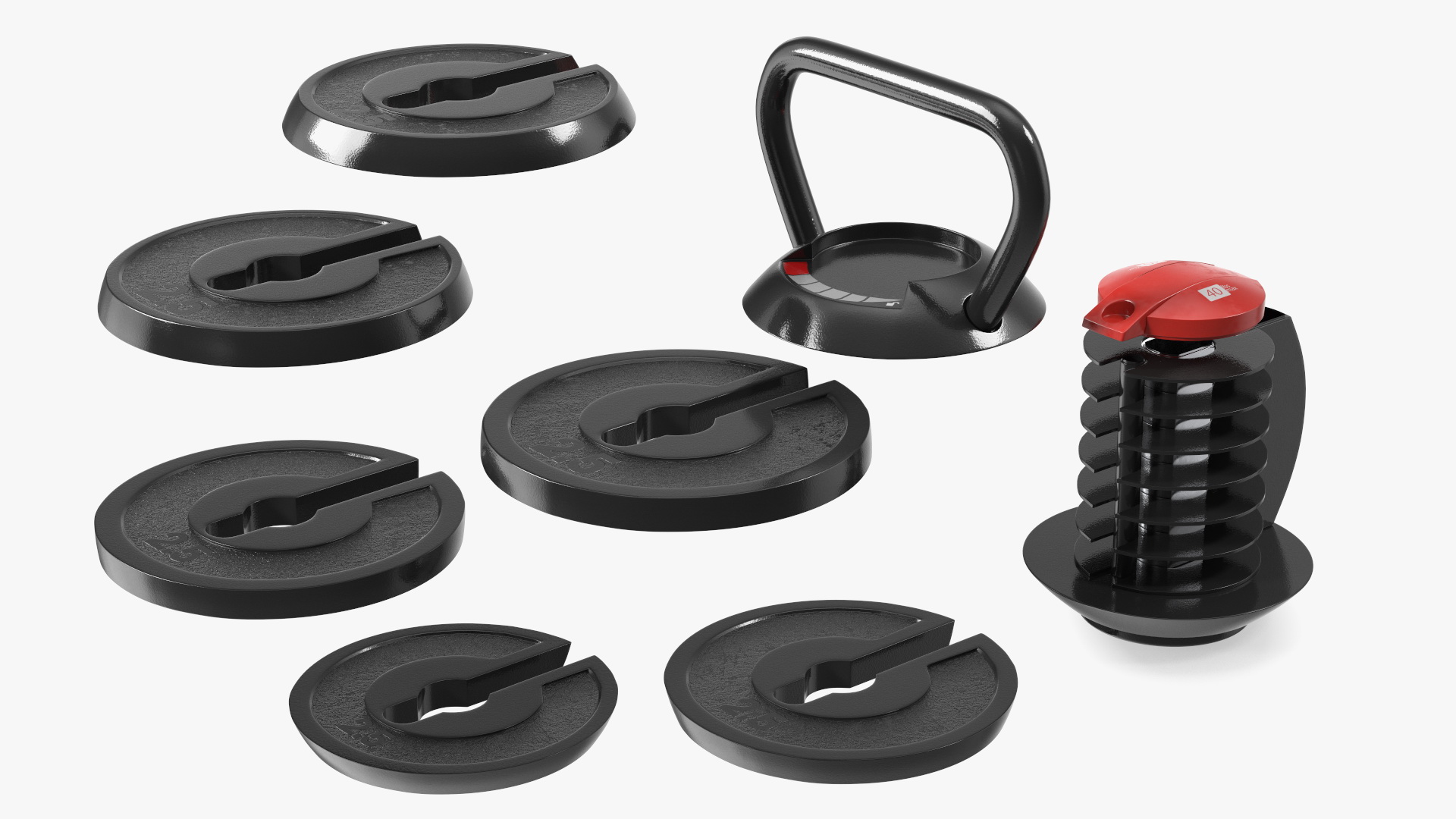 3D Adjustable Kettlebell
