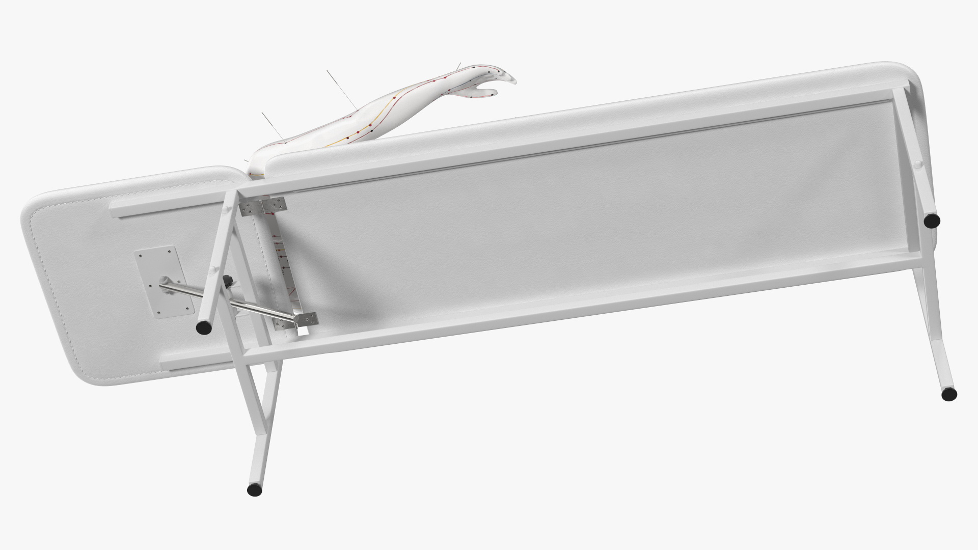 Male Acupuncture Mannequin on the Couch 3D model