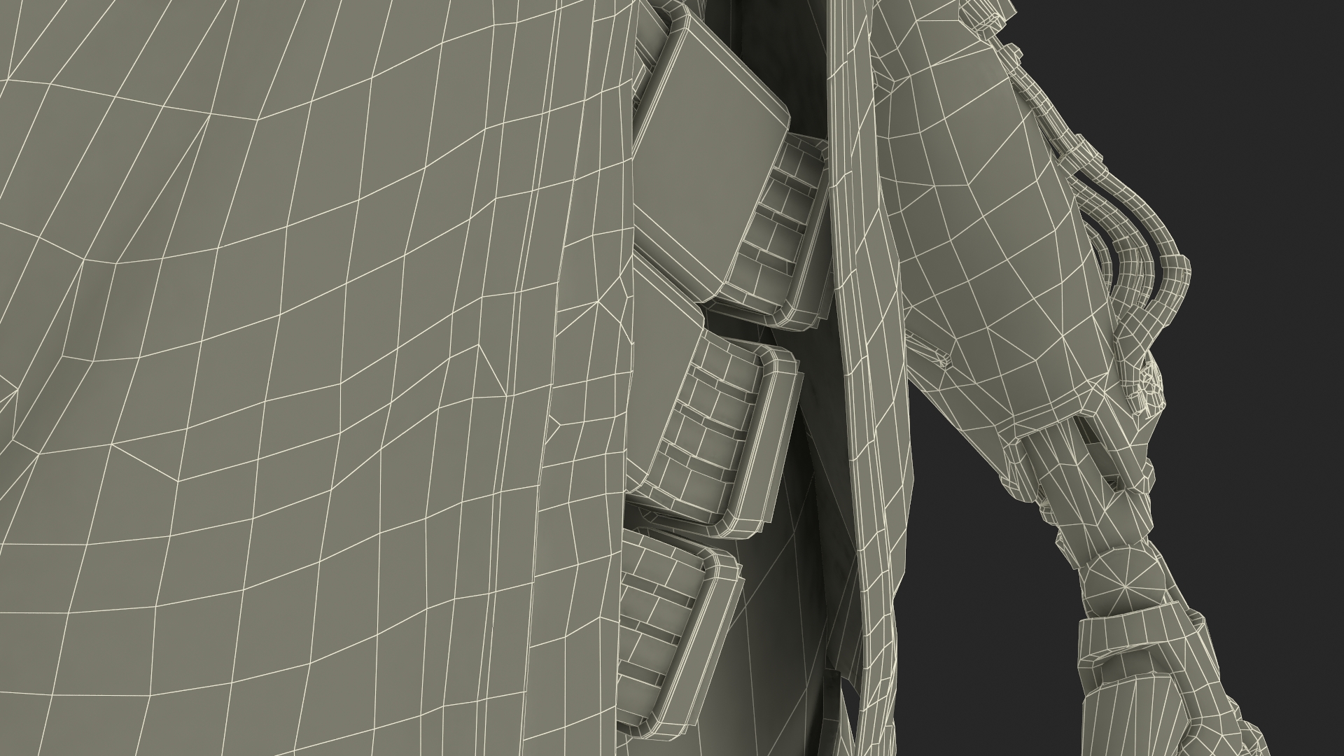 Cyberpunk 2077 Character Geralt Walking Pose 3D model