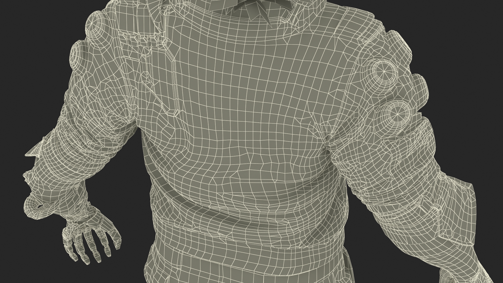 Cyberpunk 2077 Character Geralt Walking Pose 3D model