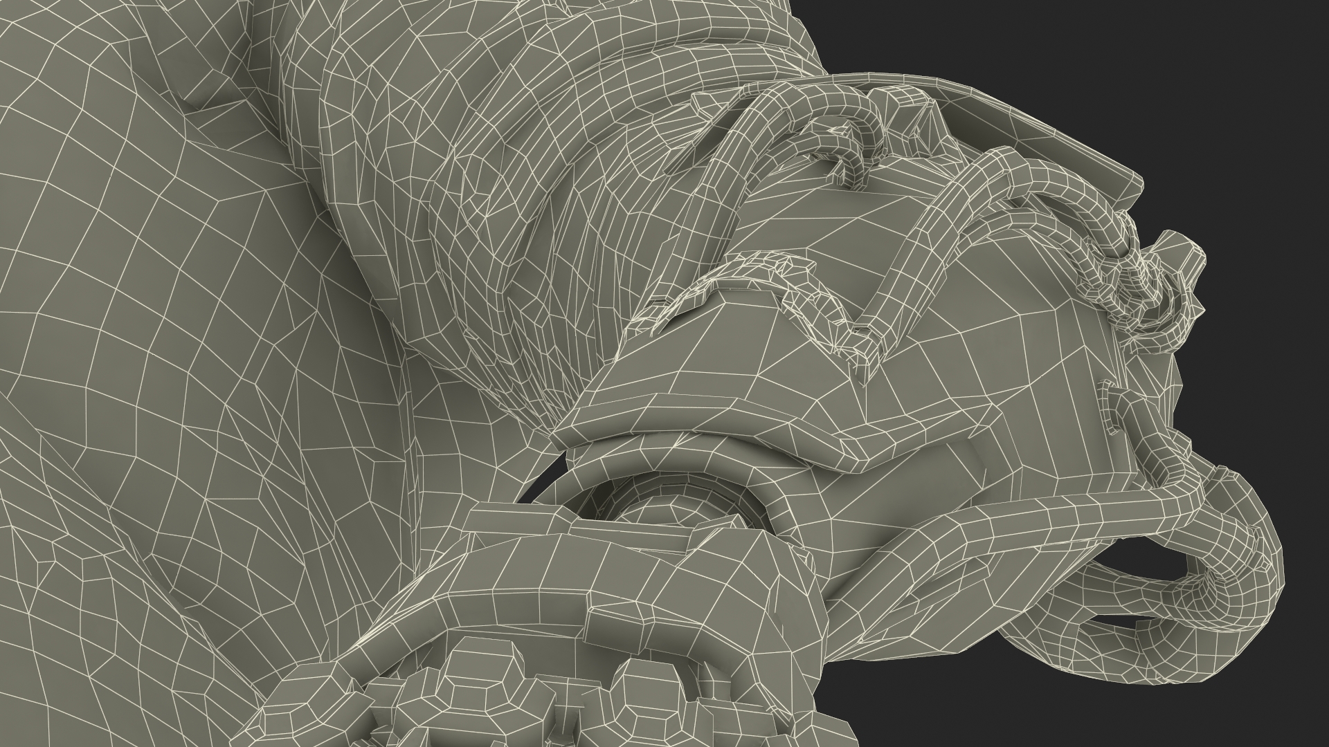 Cyberpunk 2077 Character Geralt Walking Pose 3D model
