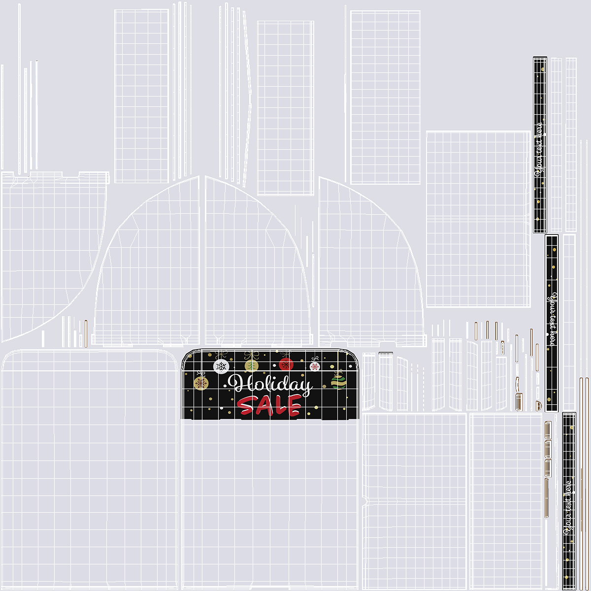 Sale Display Counter Top 3D model