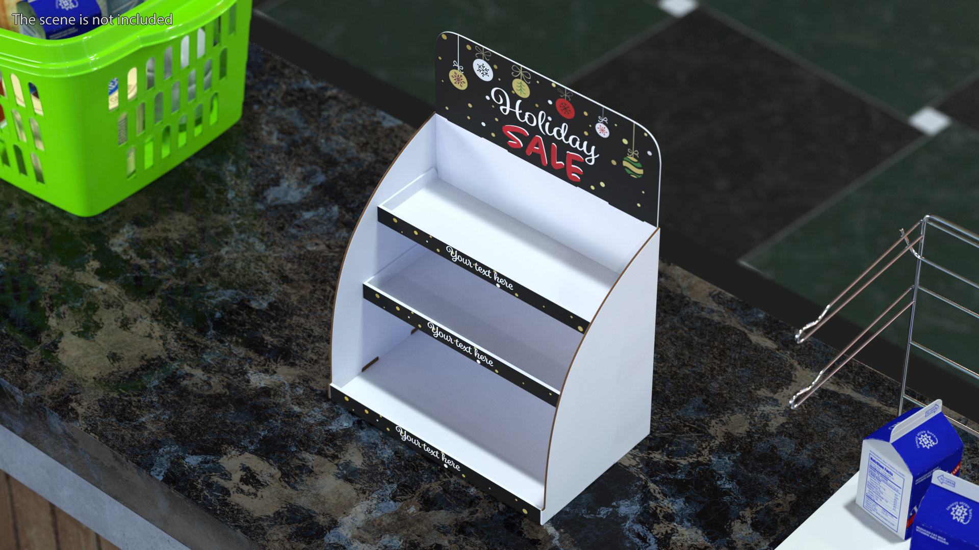 Sale Display Counter Top 3D model