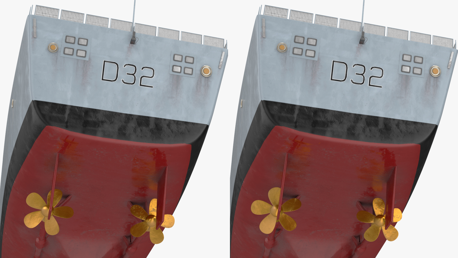 3D model Royal Navy Type 45 Destroyer Rigged