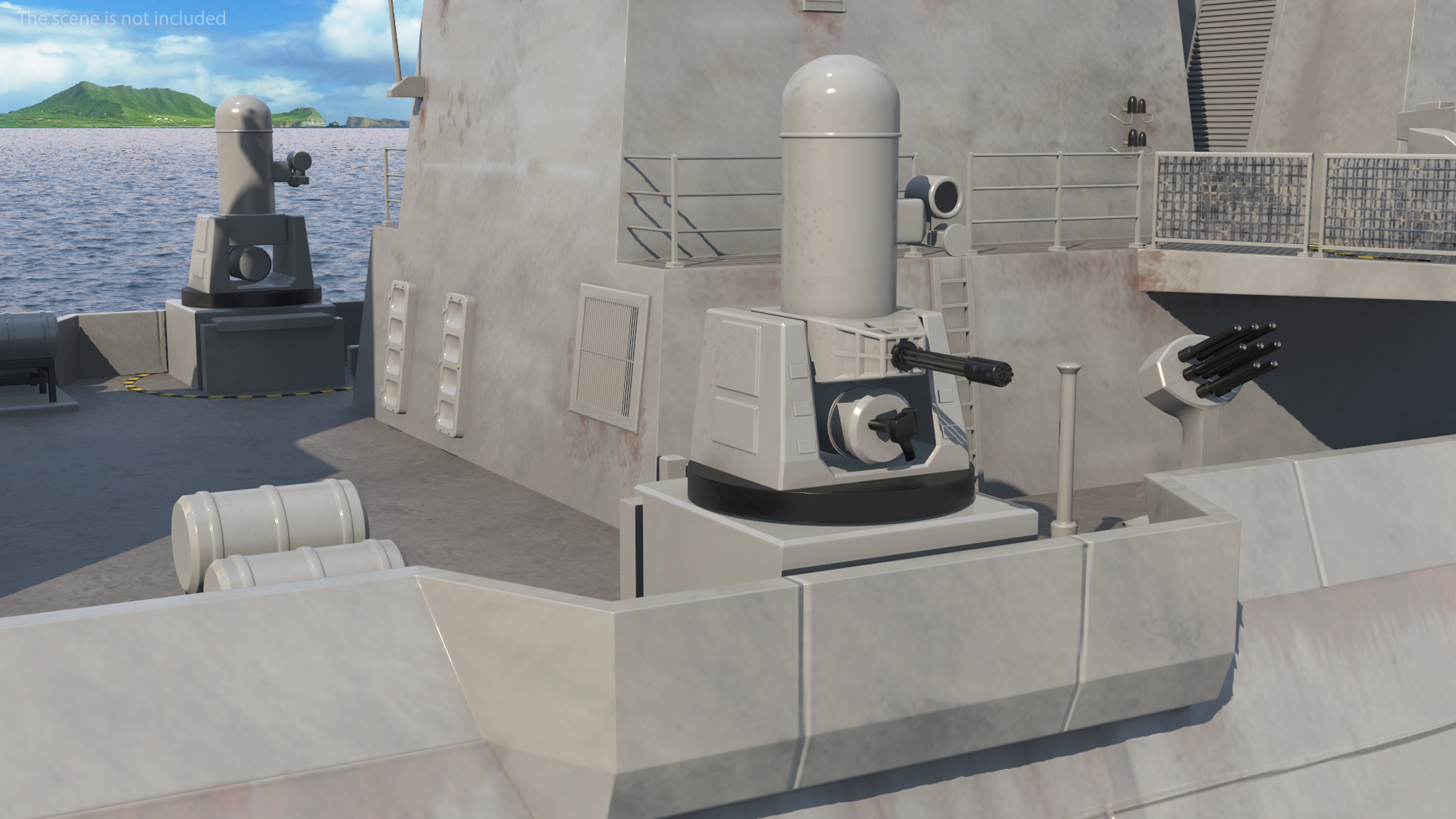 3D model Royal Navy Type 45 Destroyer Rigged