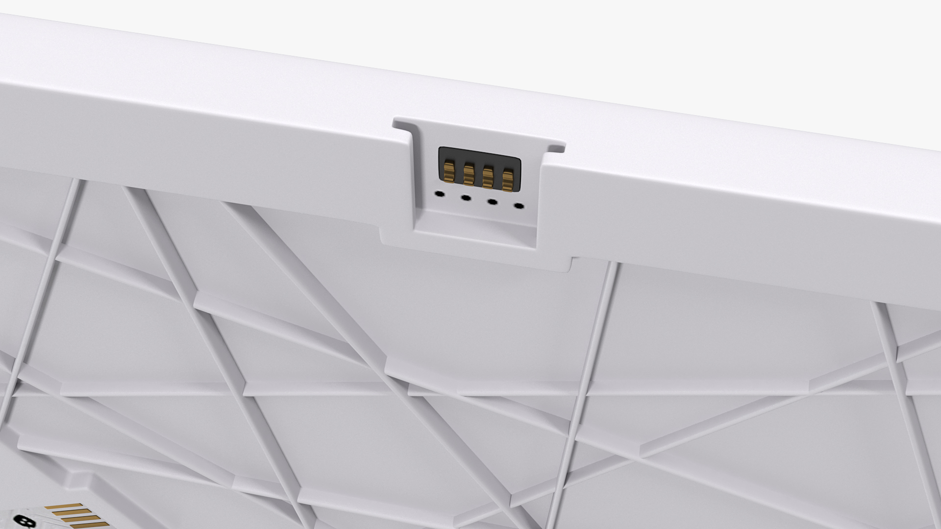 3D model Nanoleaf Remote with Nanoleaf Light Panel Light On