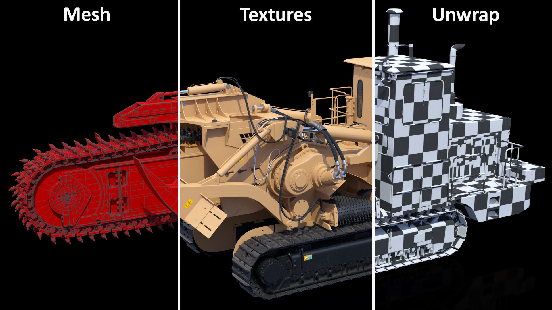3D Tesmec 1475 XL EVO Trencher New