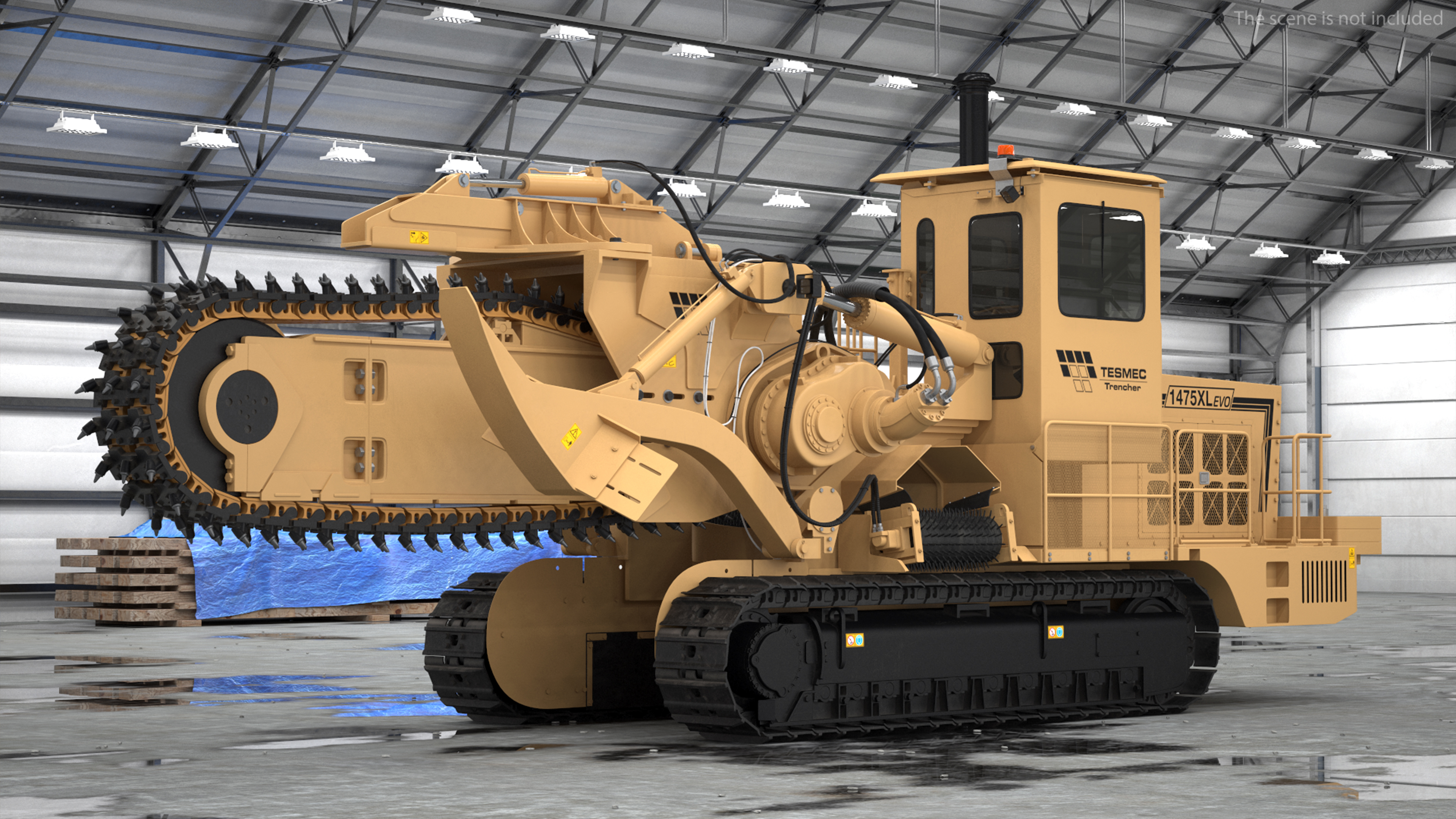 3D Tesmec 1475 XL EVO Trencher New