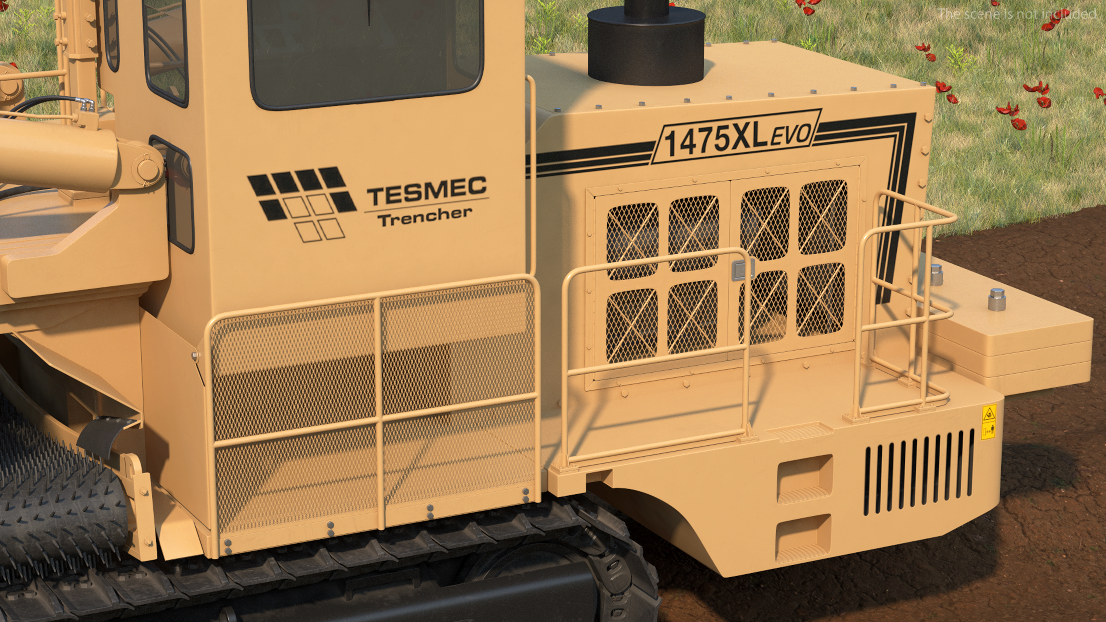 3D Tesmec 1475 XL EVO Trencher New