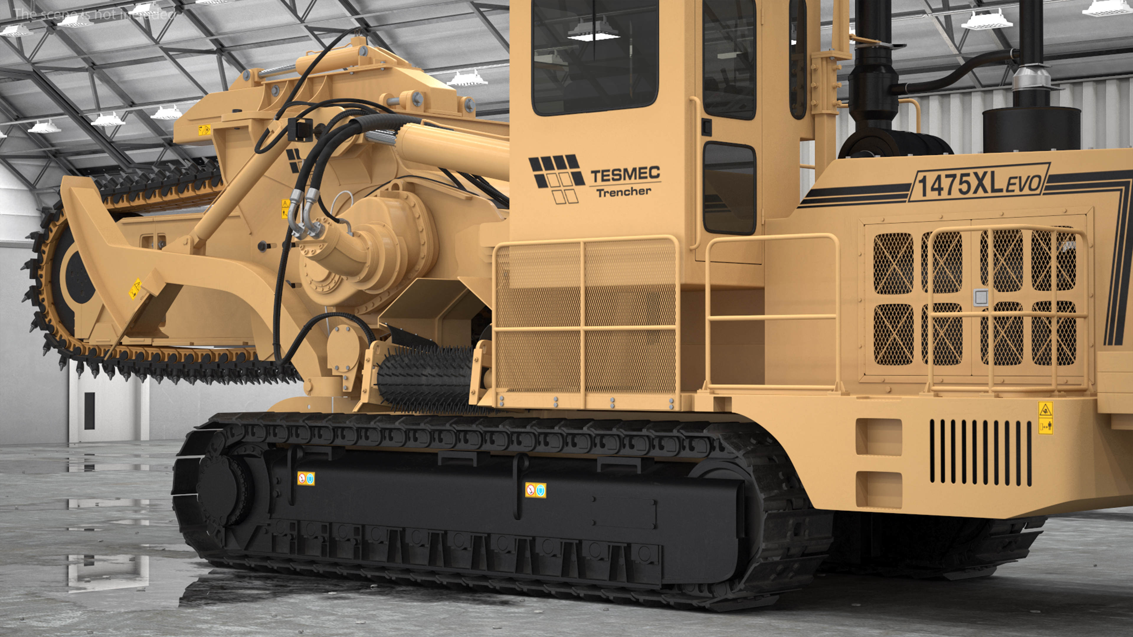 3D Tesmec 1475 XL EVO Trencher New