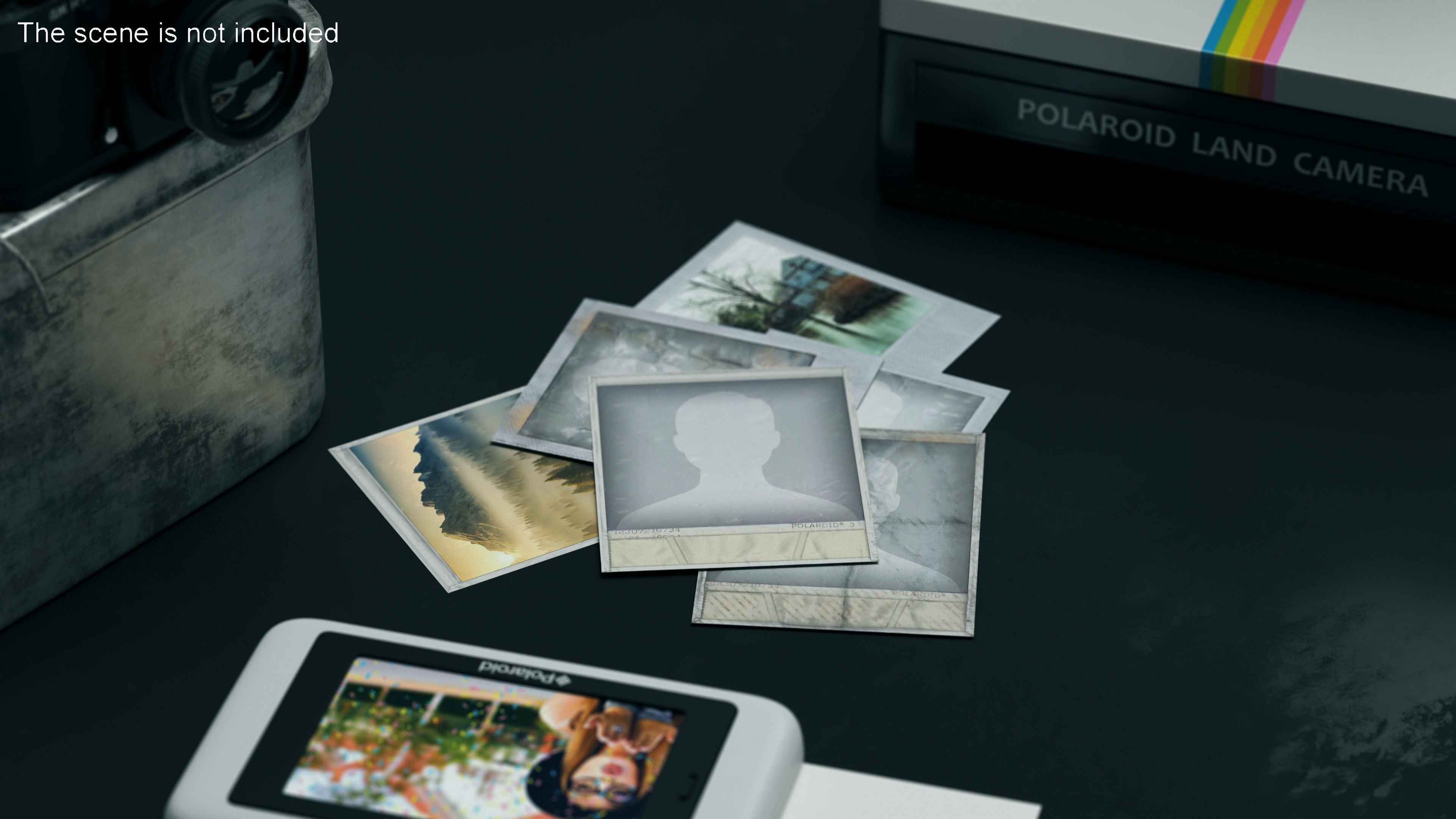Retro Polaroid Instant Photo Frame 3D model