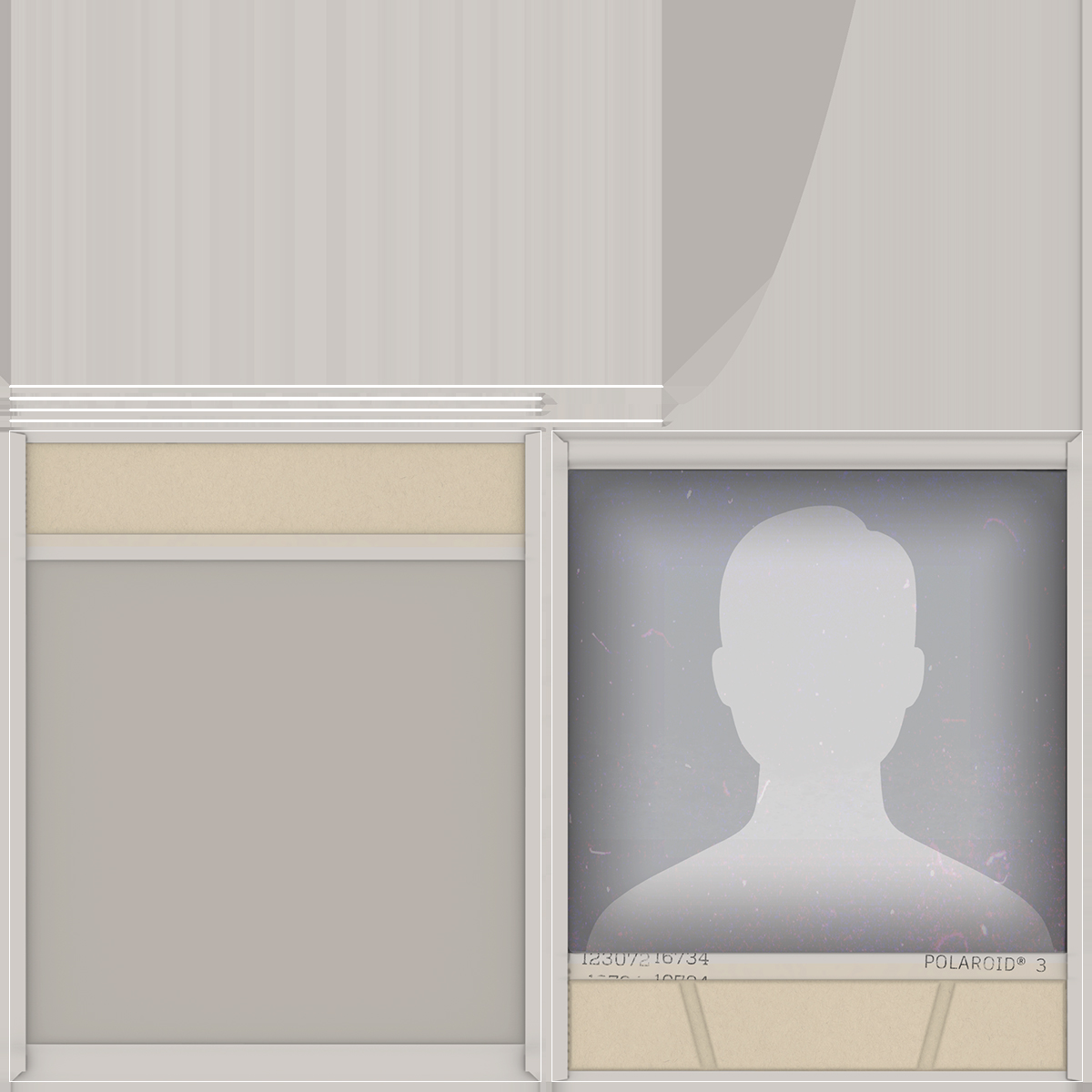 Retro Polaroid Instant Photo Frame 3D model