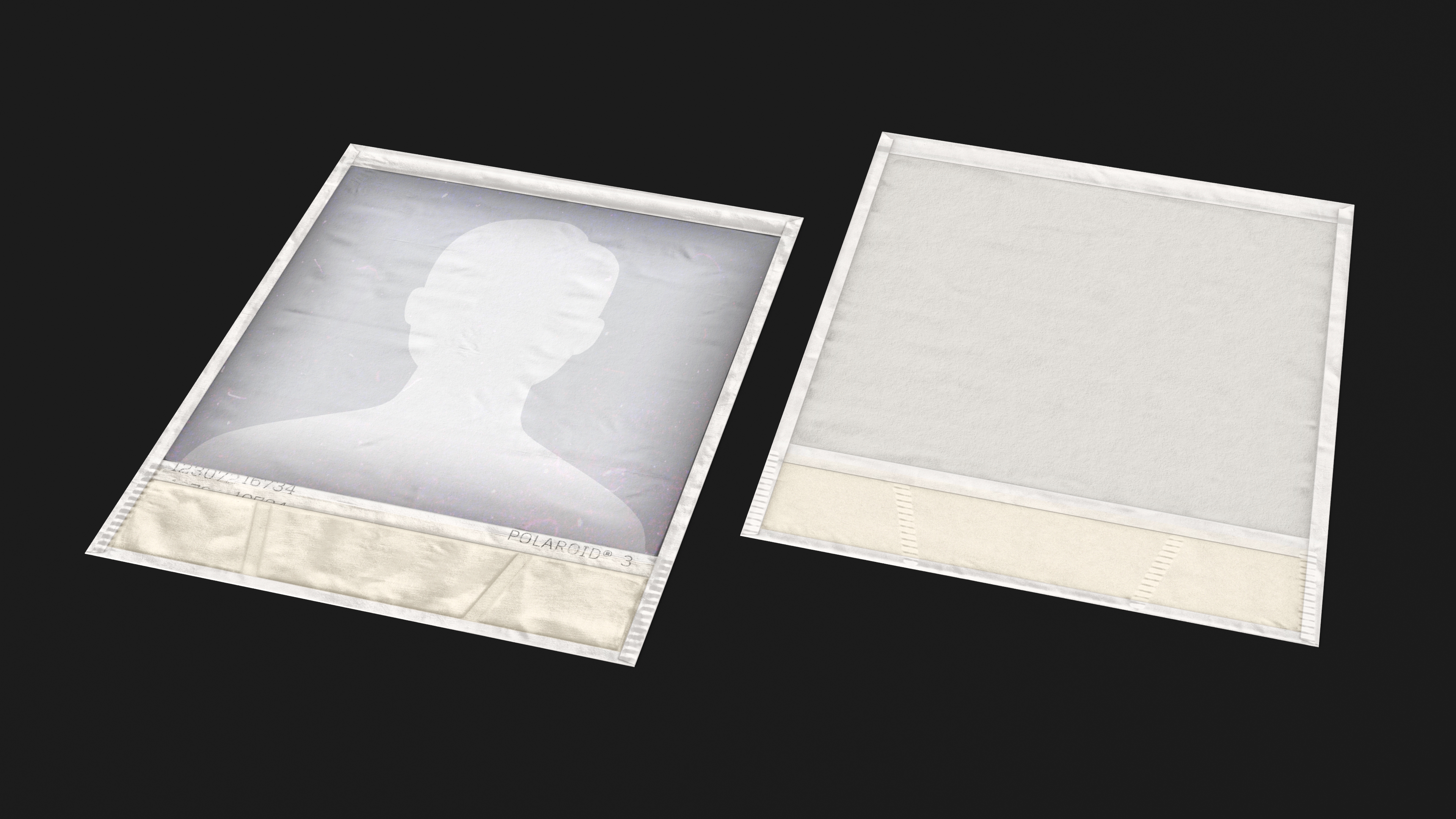 Retro Polaroid Instant Photo Frame 3D model