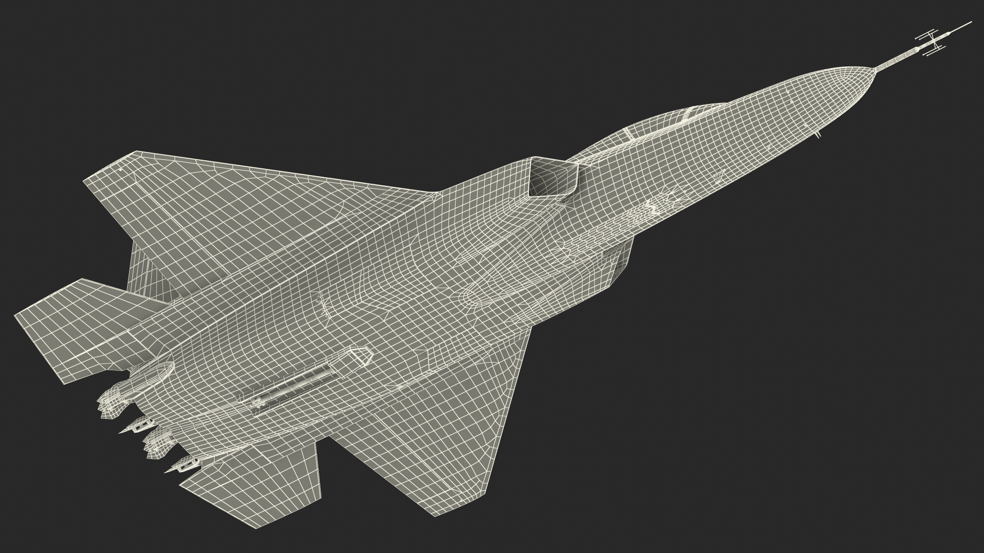 Mitsubishi X2 Shinshin Stealth Fighter Aircraft Flight 3D model