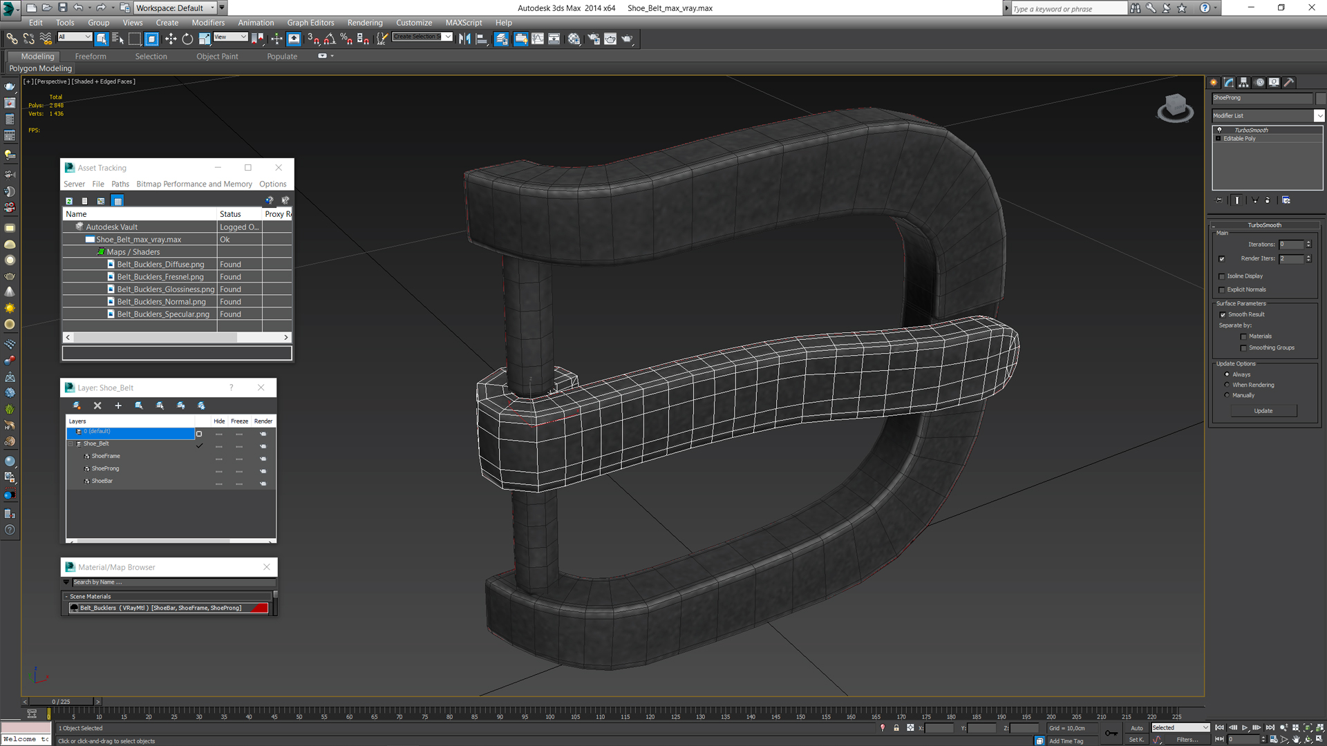 Shoe Belt 3D model