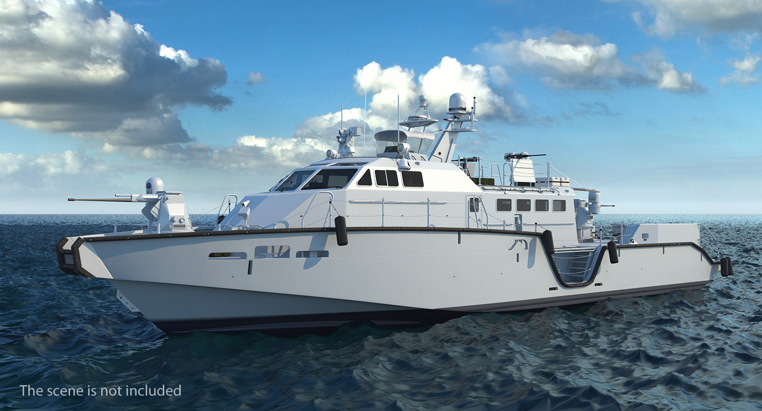 3D model Mark VI Patrol Boat Clean