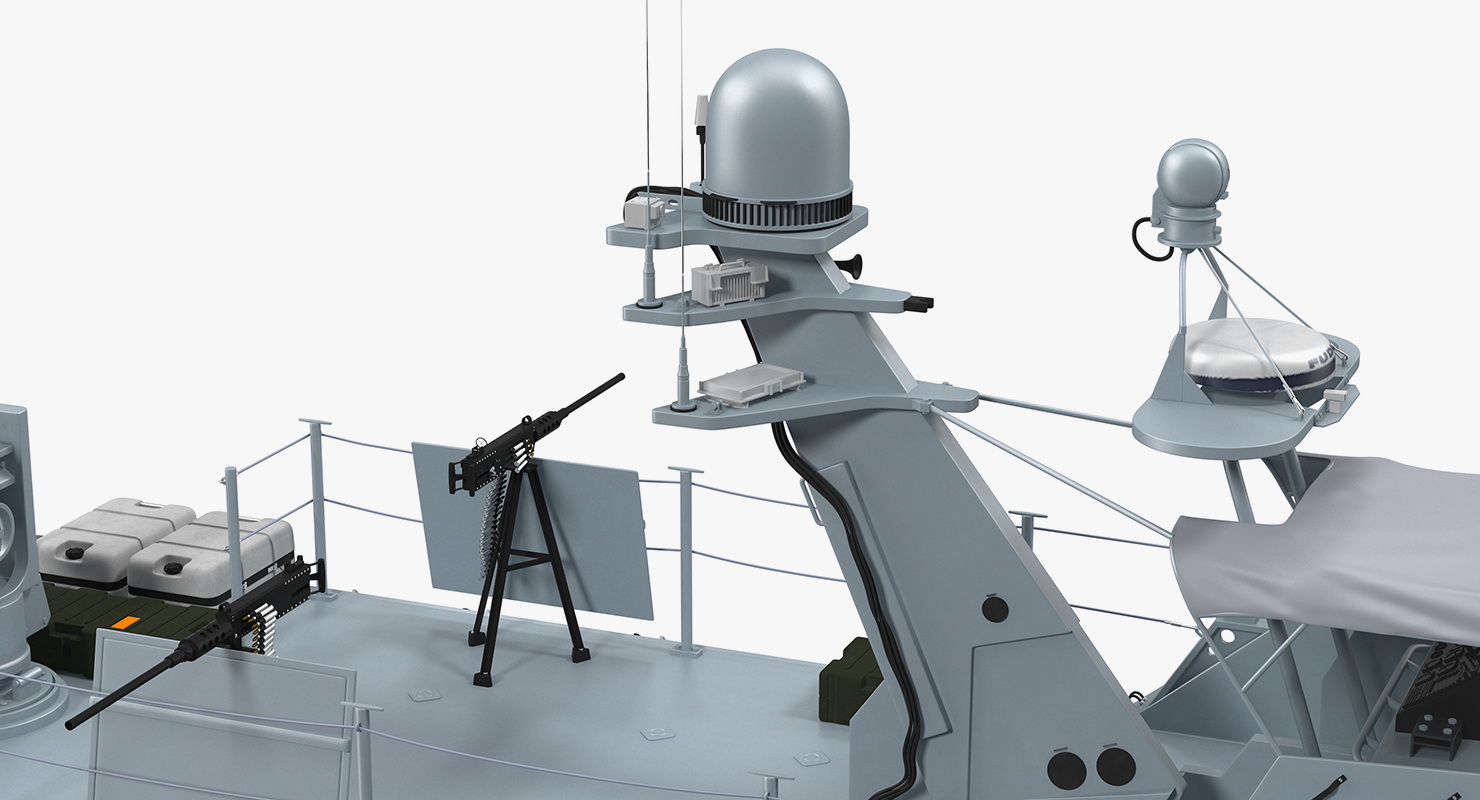 3D model Mark VI Patrol Boat Clean