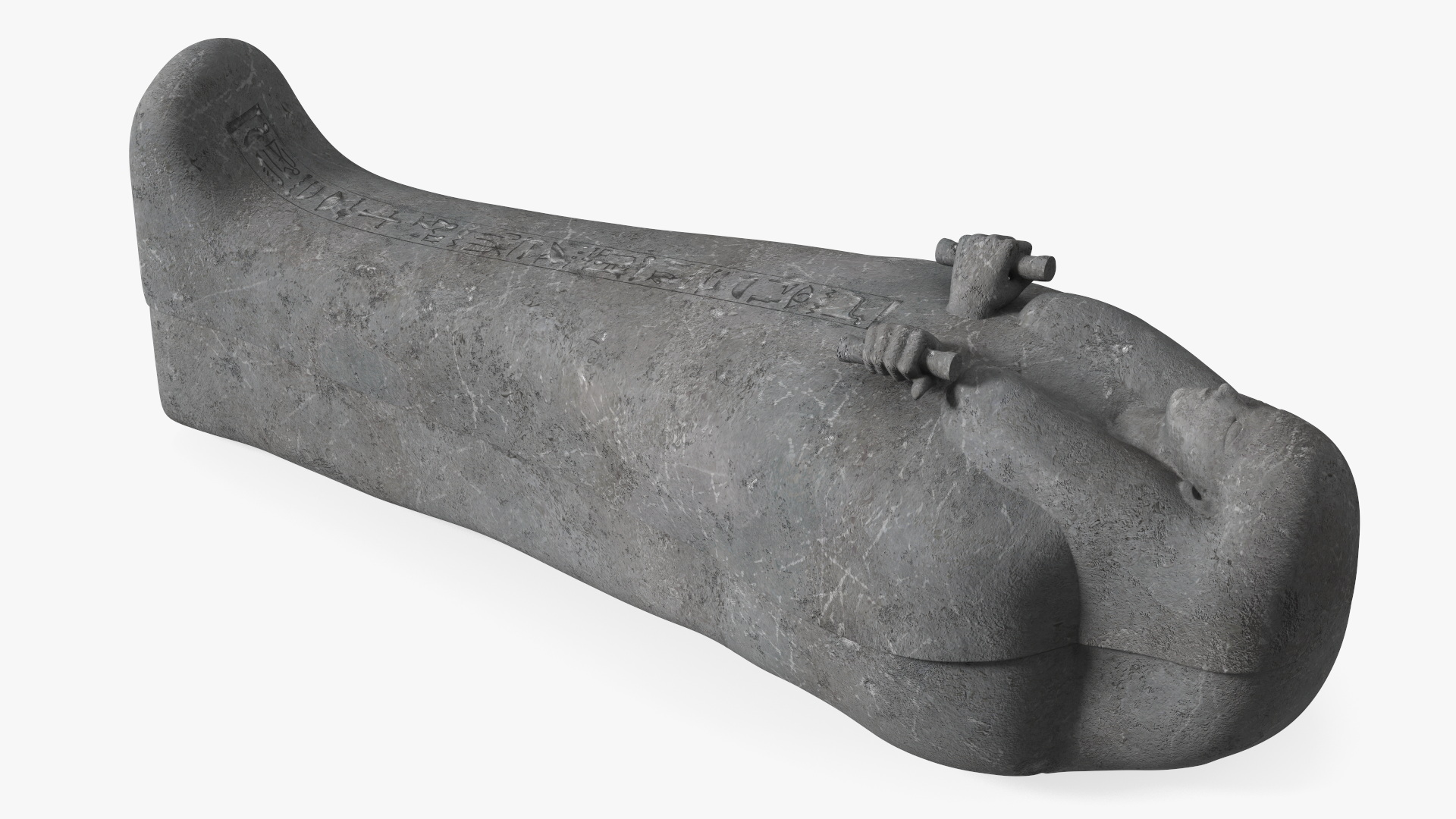3D Sarcophagus and Mummy with Ankh