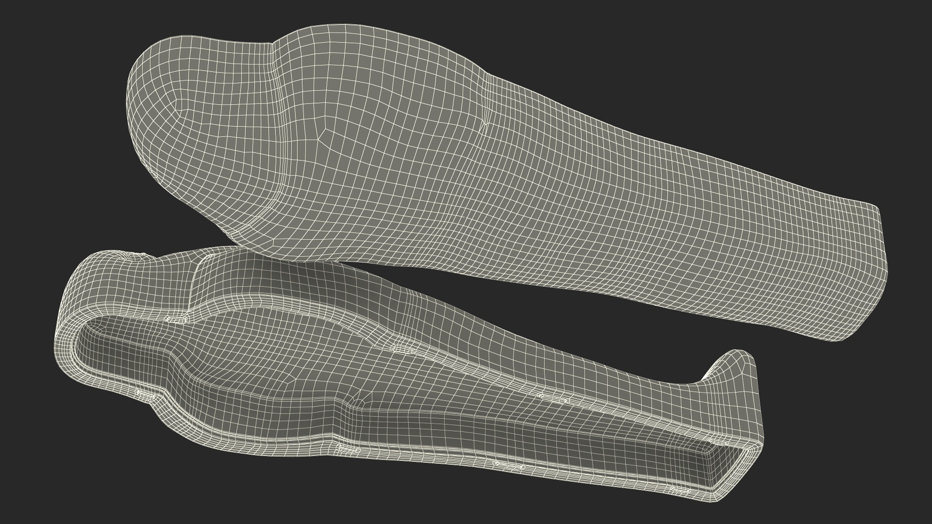 3D Sarcophagus and Mummy with Ankh