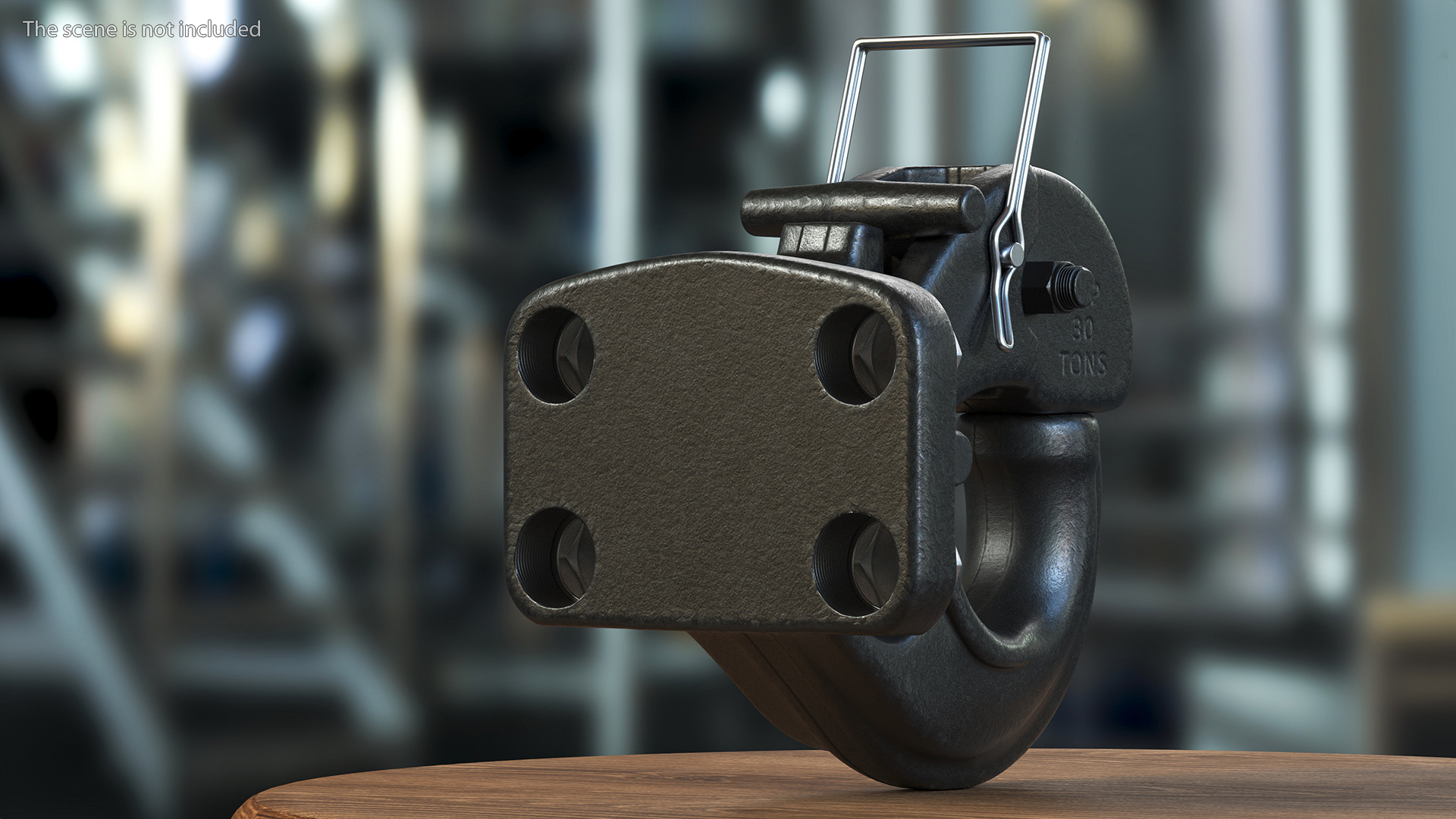 Pintle Hook Hitch 3D