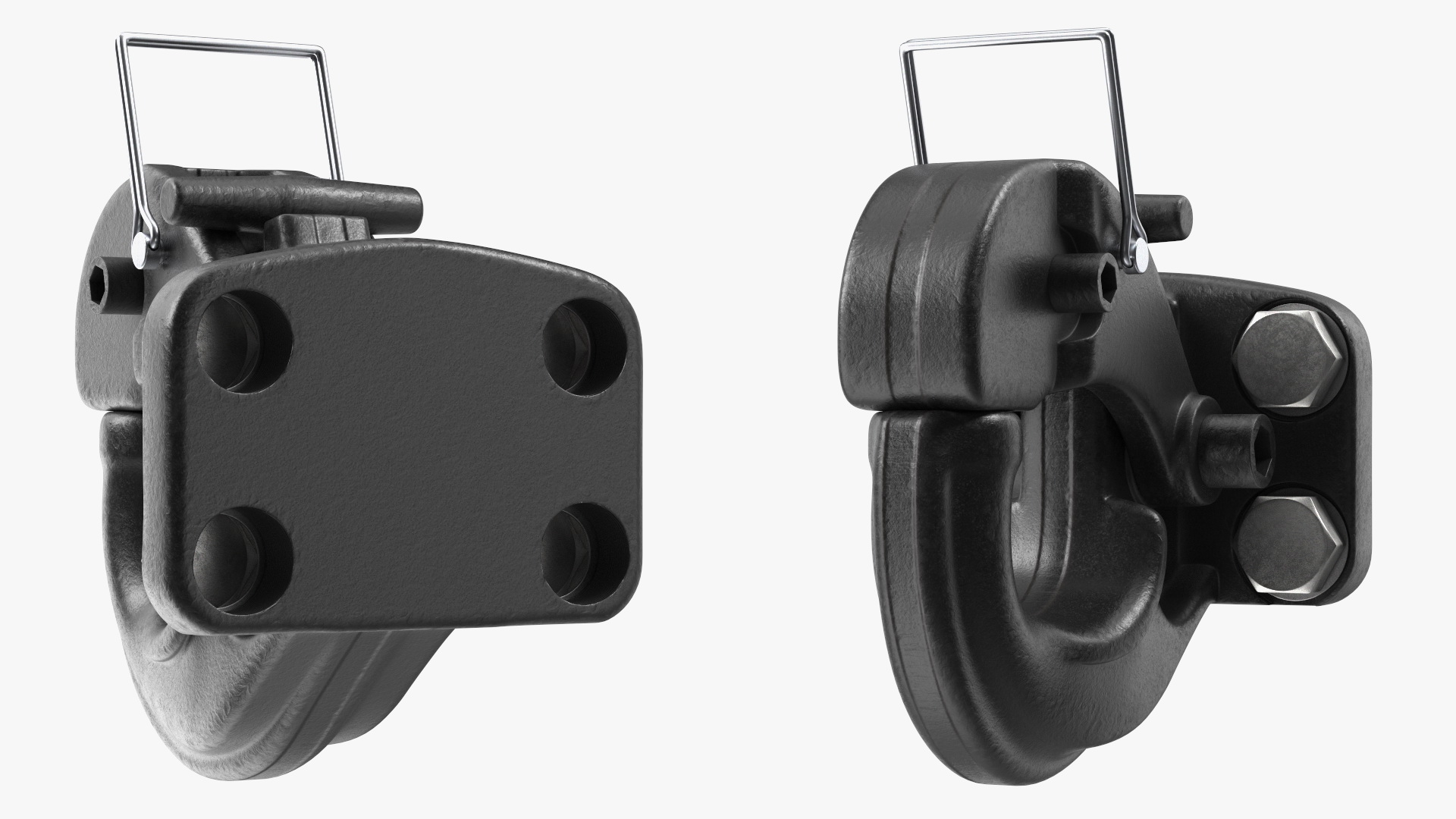 Pintle Hook Hitch 3D