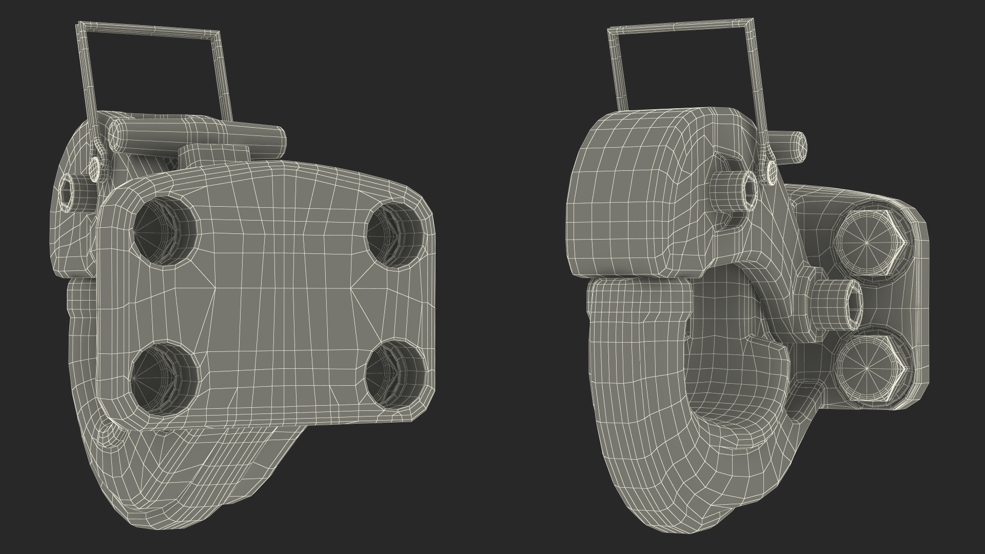 Pintle Hook Hitch 3D